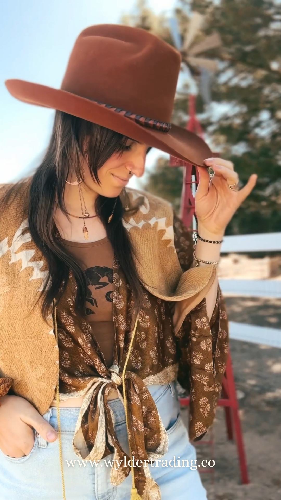 Artisan Textile Vest (No Fringe) 003