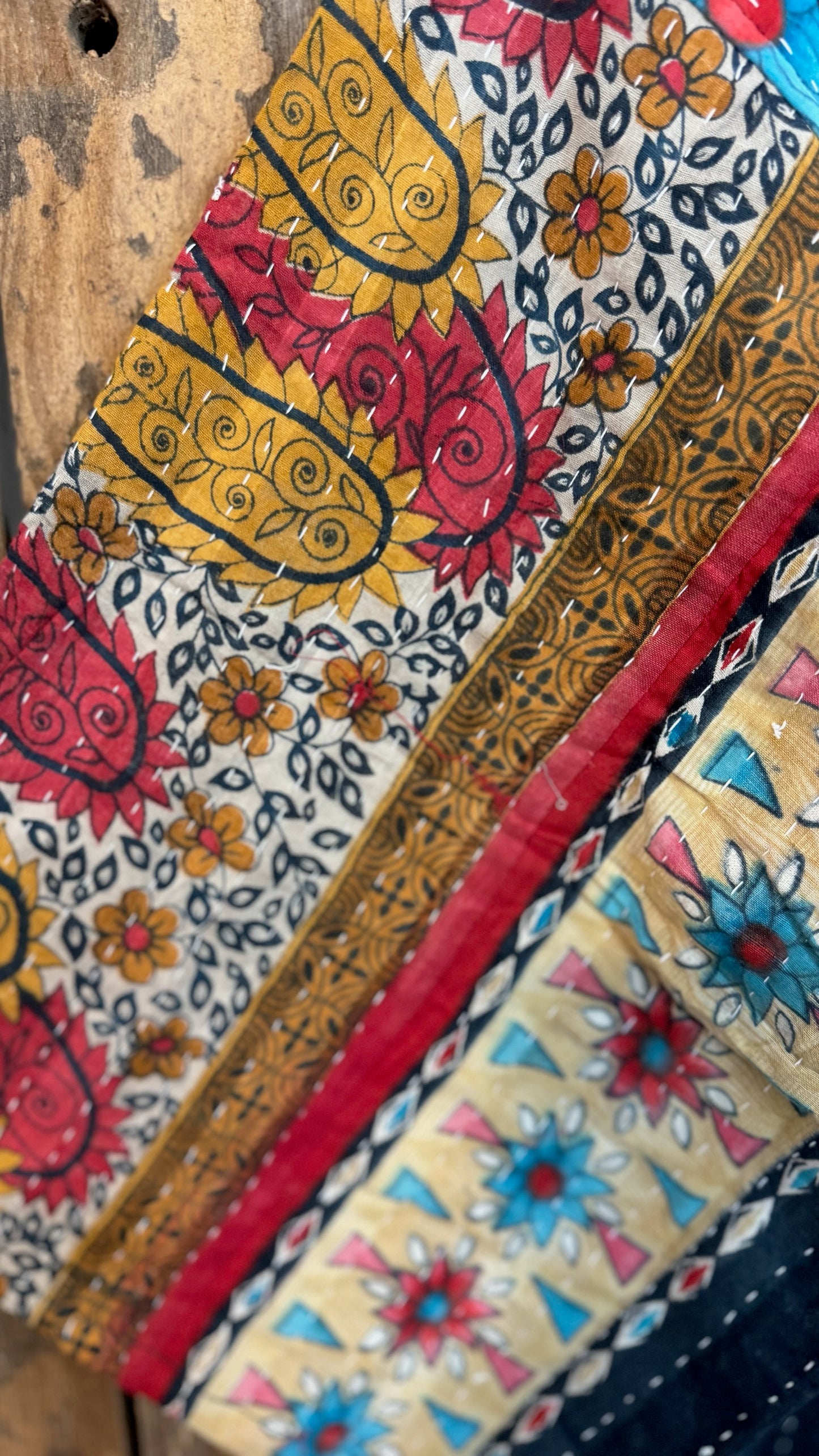 Moon Valley Kantha Pullover Top - 014
