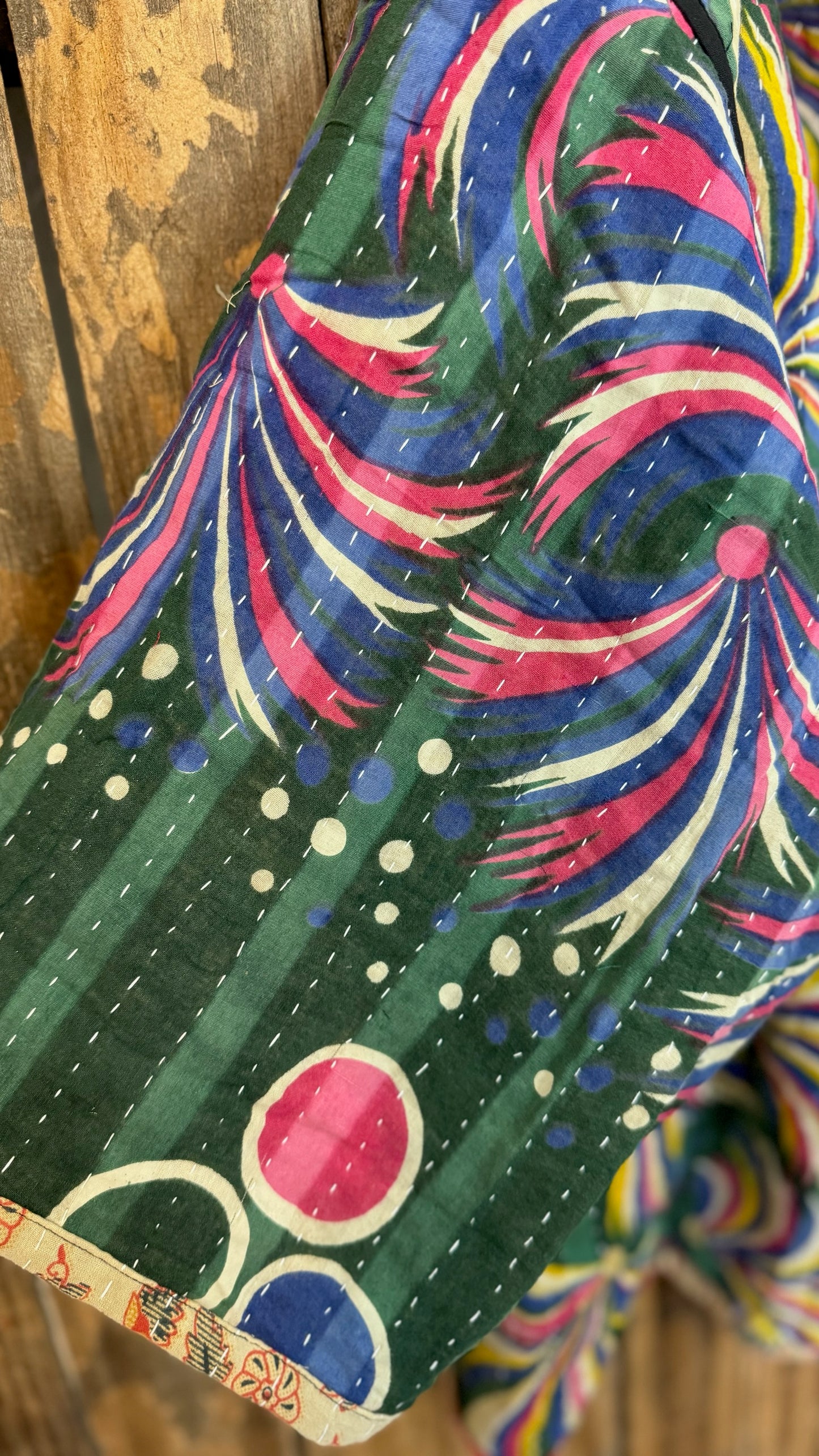 Moon Valley Kantha Pullover Top - 004