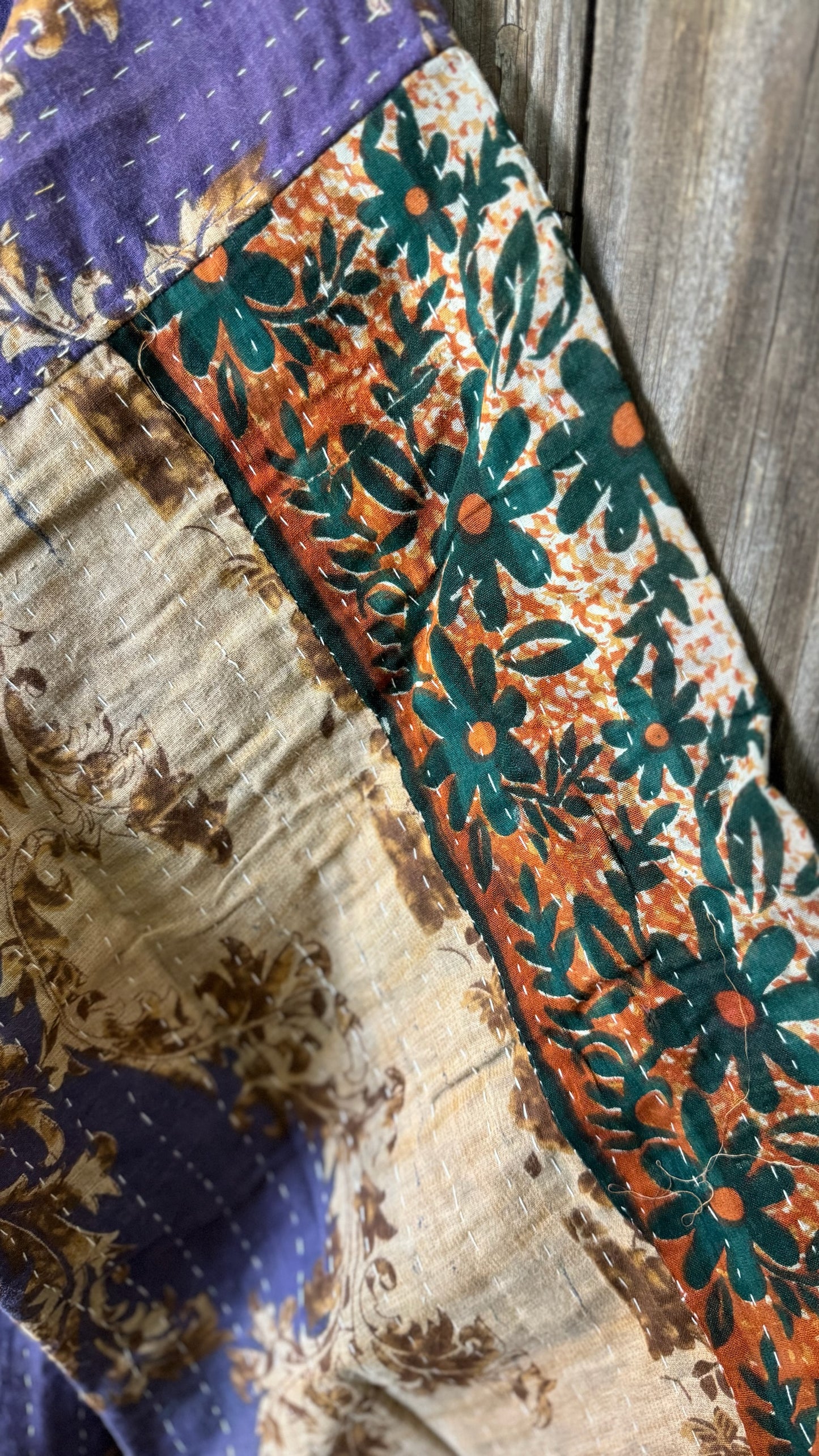 Moon Valley Kantha Pullover Top - 016