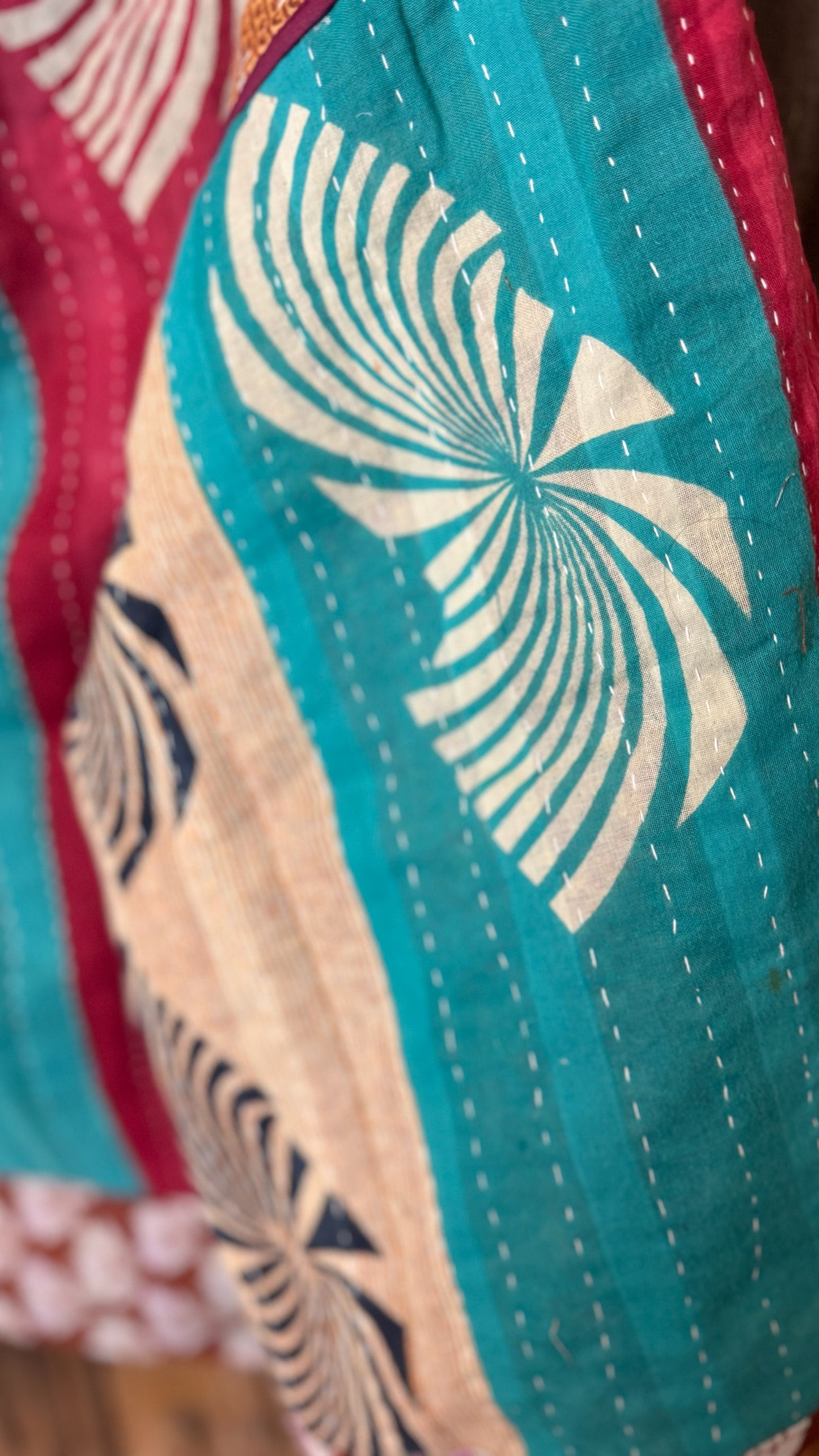 Moon Valley Kantha Pullover Top - 030