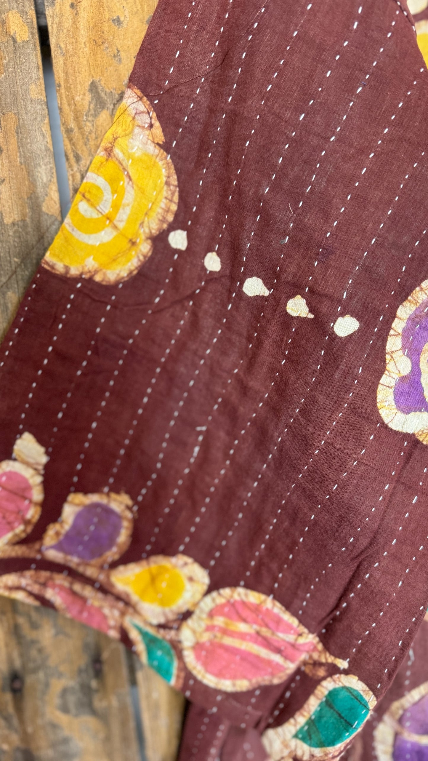 Moon Valley Kantha Pullover Top - 026