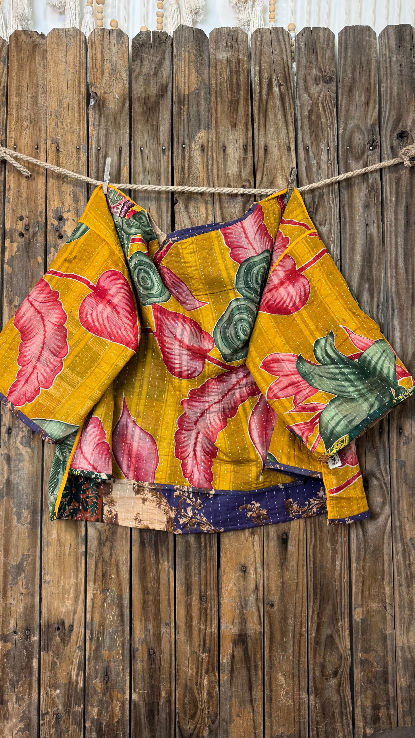 Moon Valley Kantha Pullover Top - 016