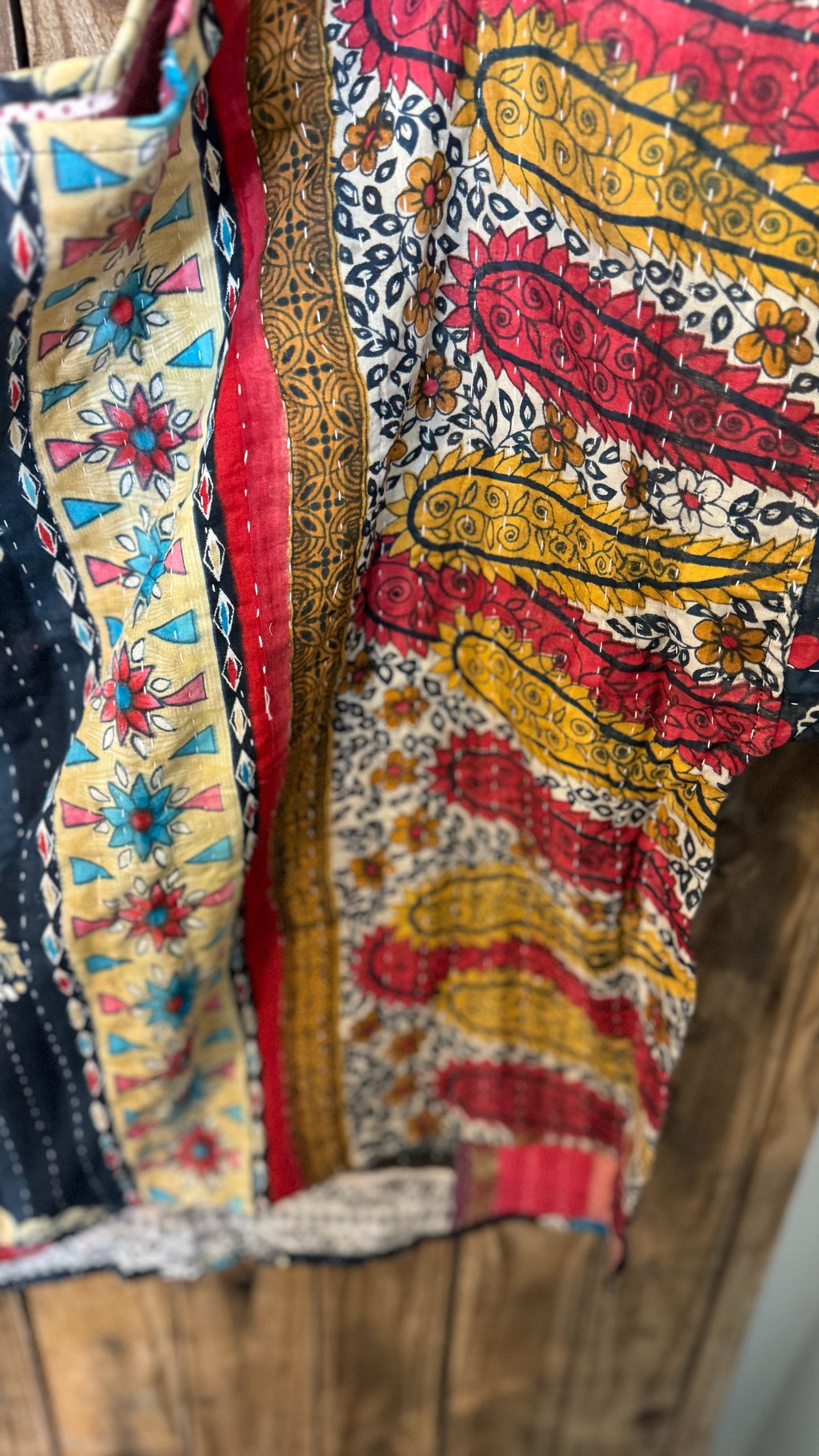 Moon Valley Kantha Pullover Top - 014