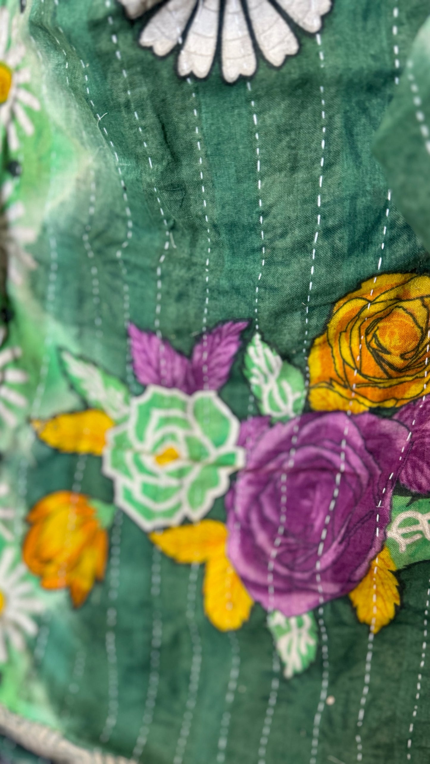 Moon Valley Kantha Pullover Top - 018