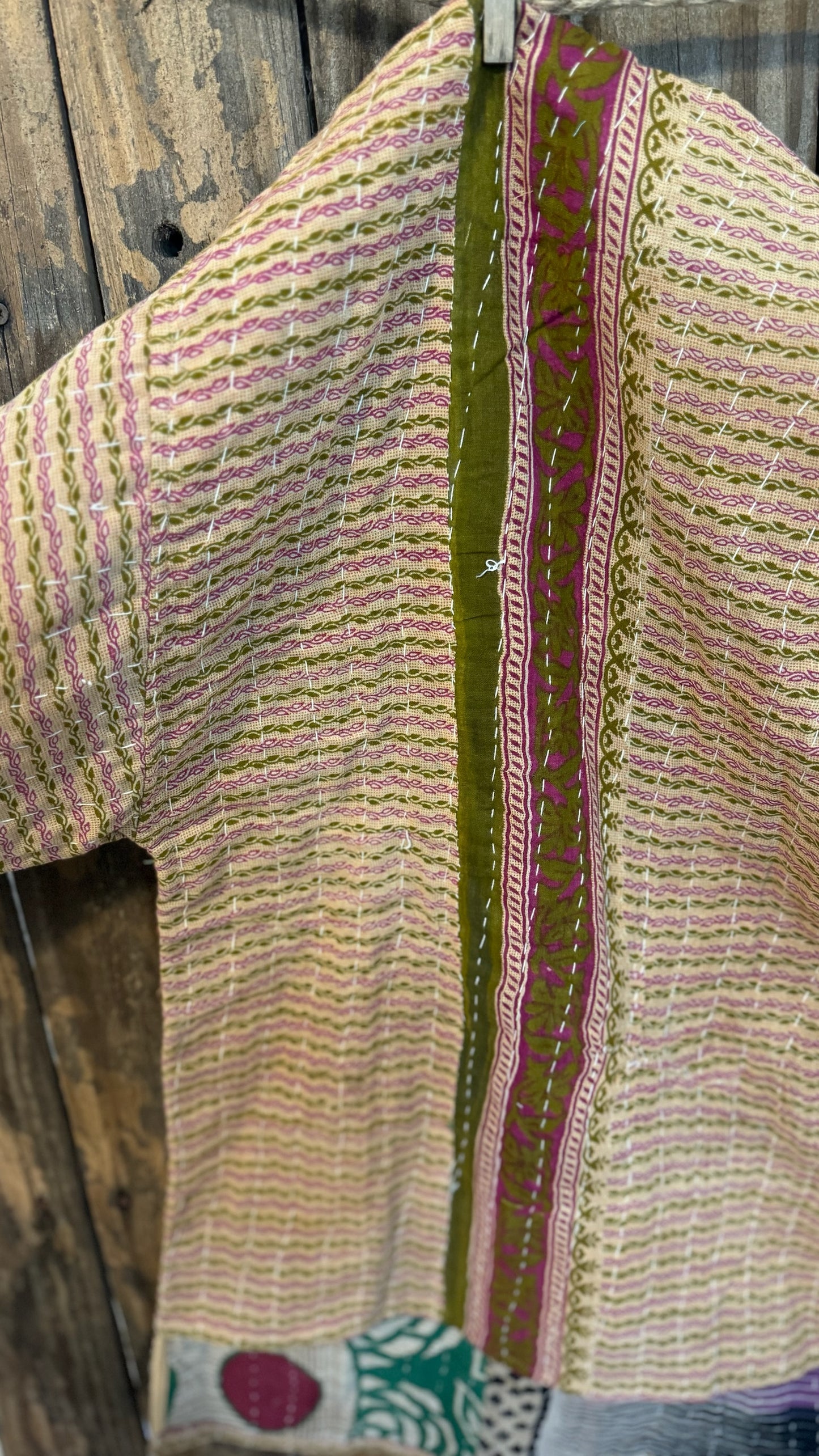Moon Valley Kantha Pullover Top - 002