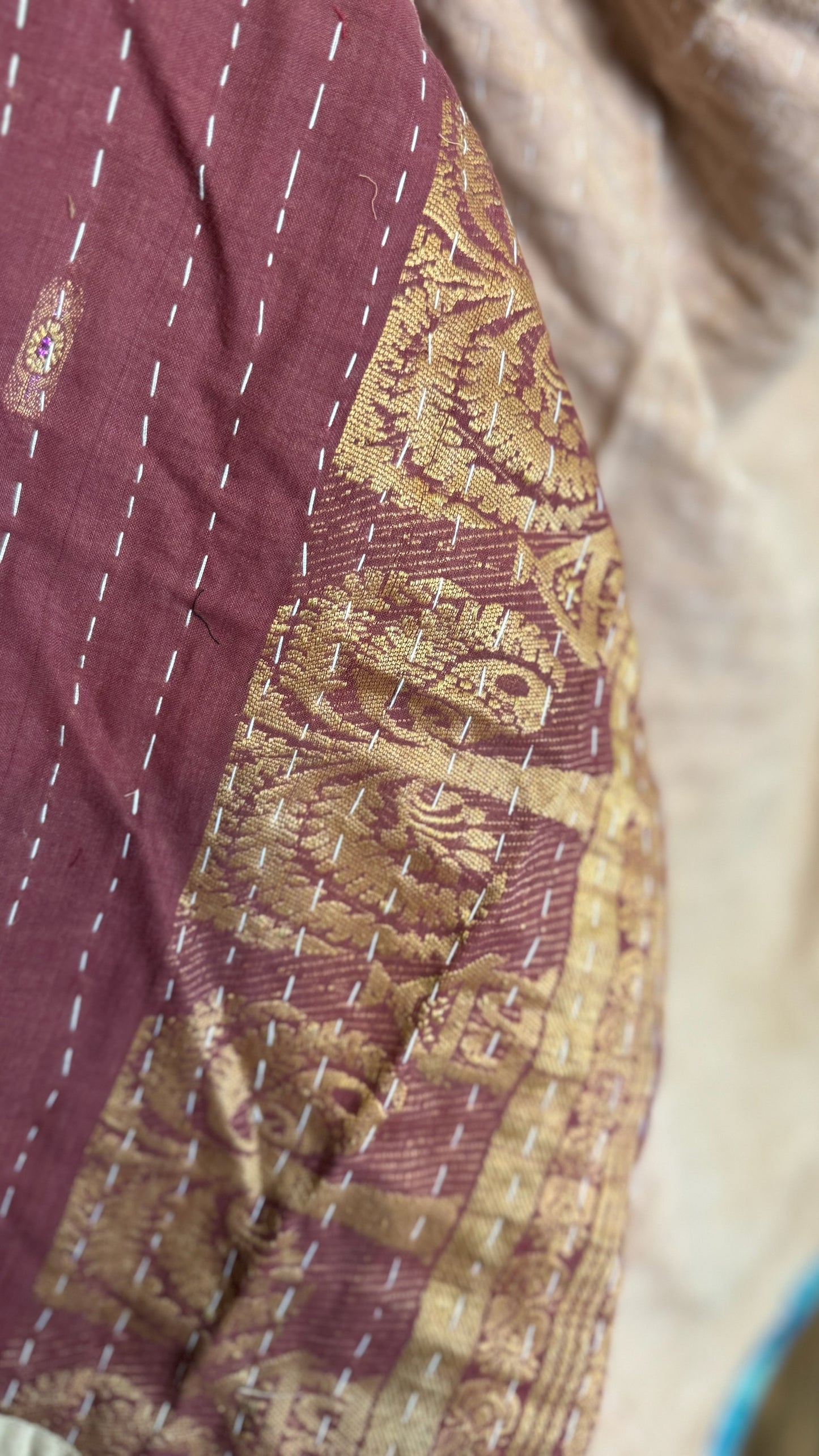 Moon Valley Kantha Pullover Top - 012