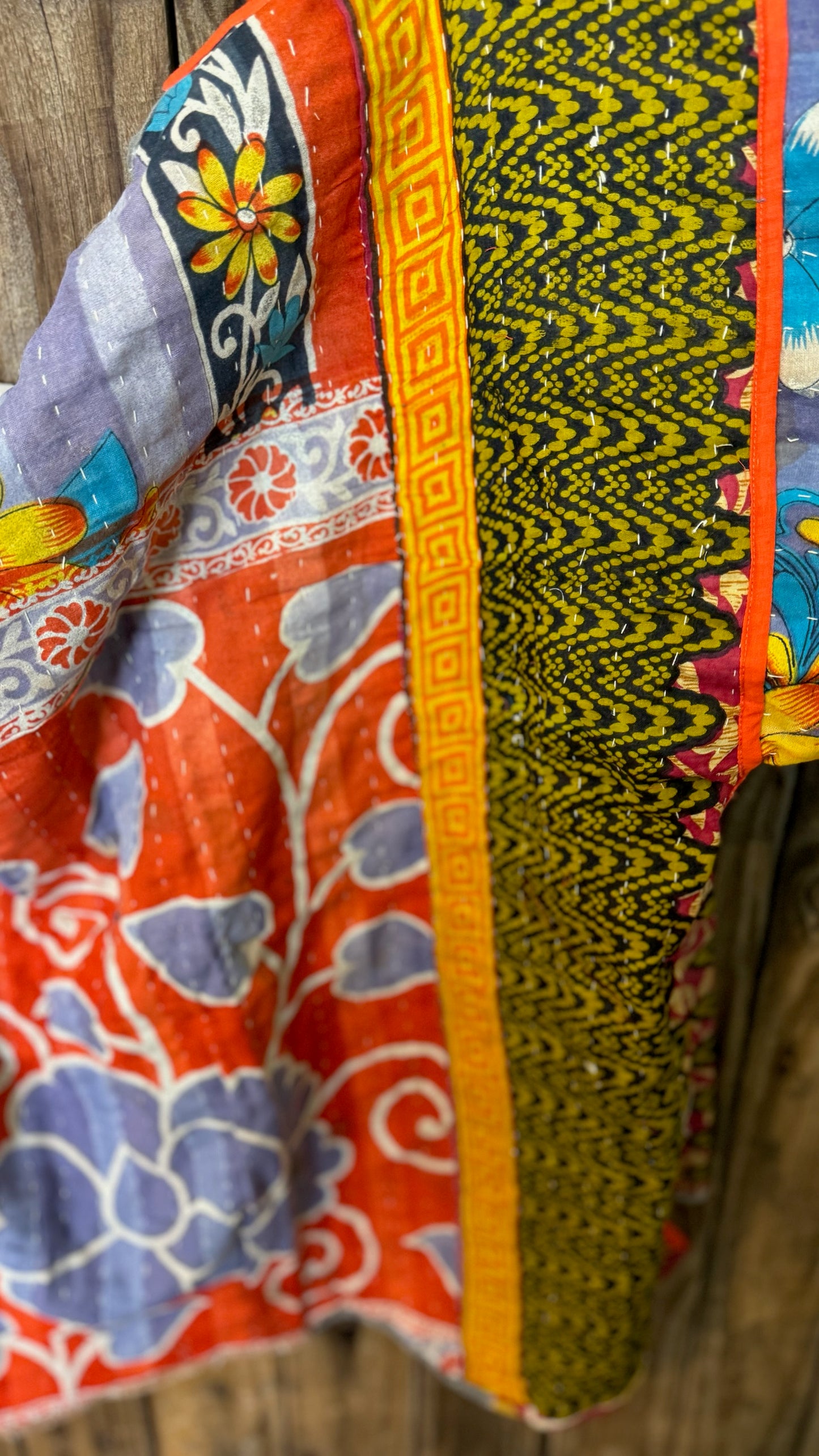Moon Valley Kantha Pullover Top - 007