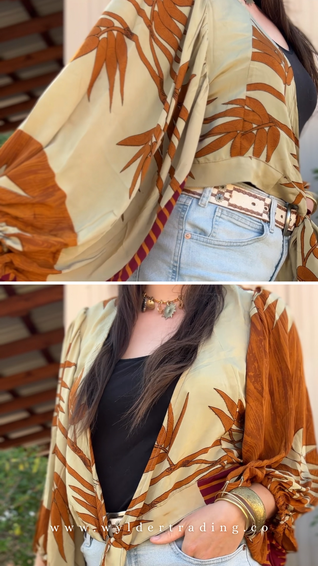 Stratus Silk Wrap Tie Top 001
