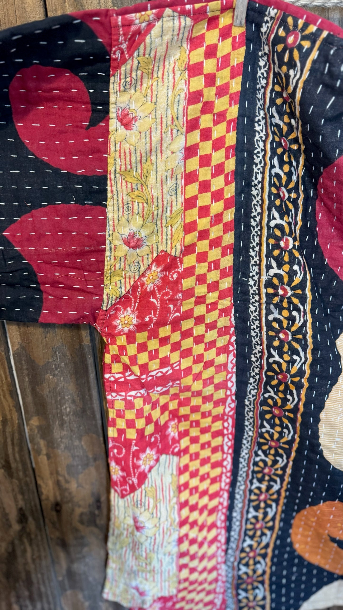 Moon Valley Kantha Pullover Top - 028