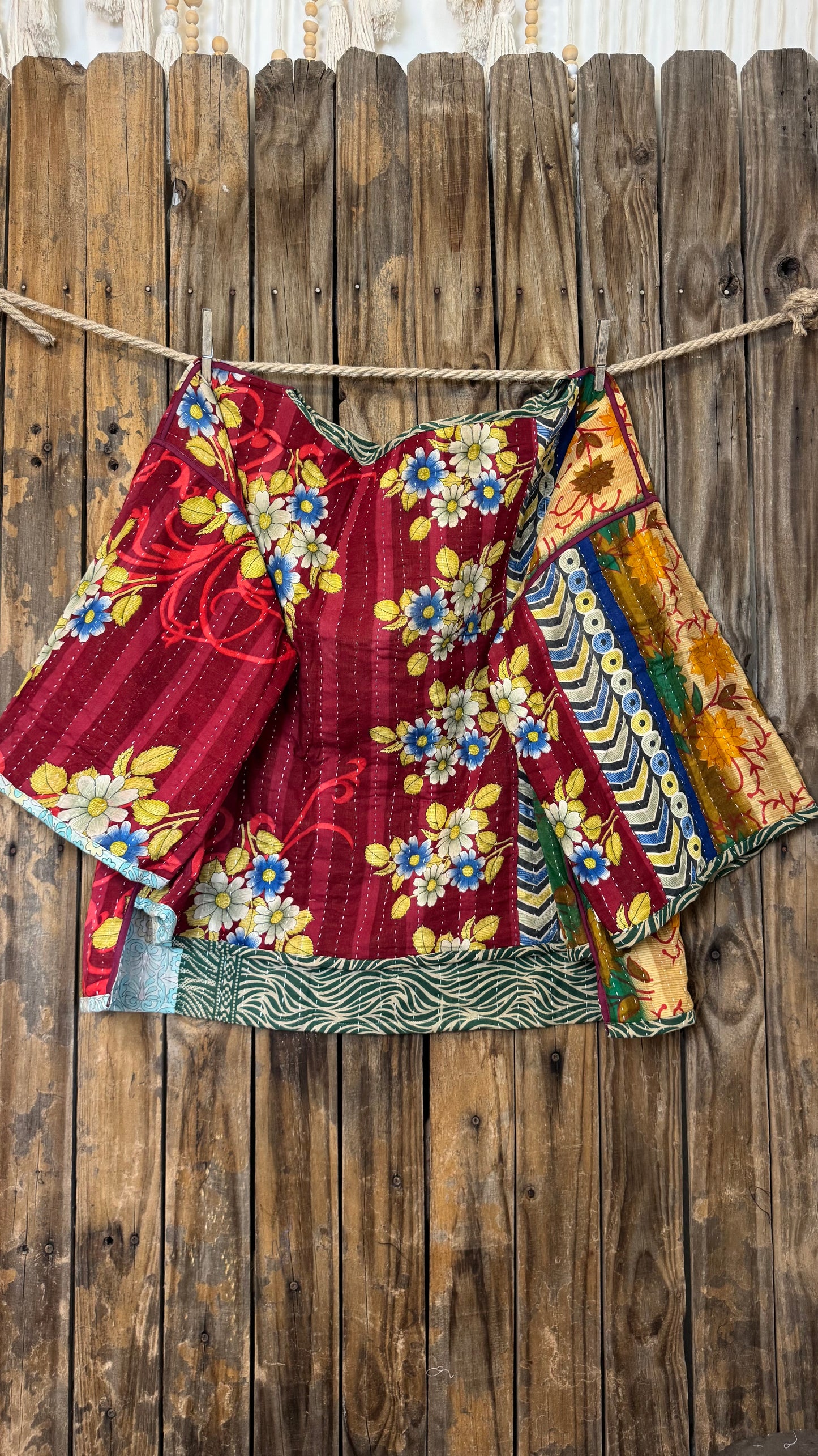 Moon Valley Kantha Pullover Top - 020