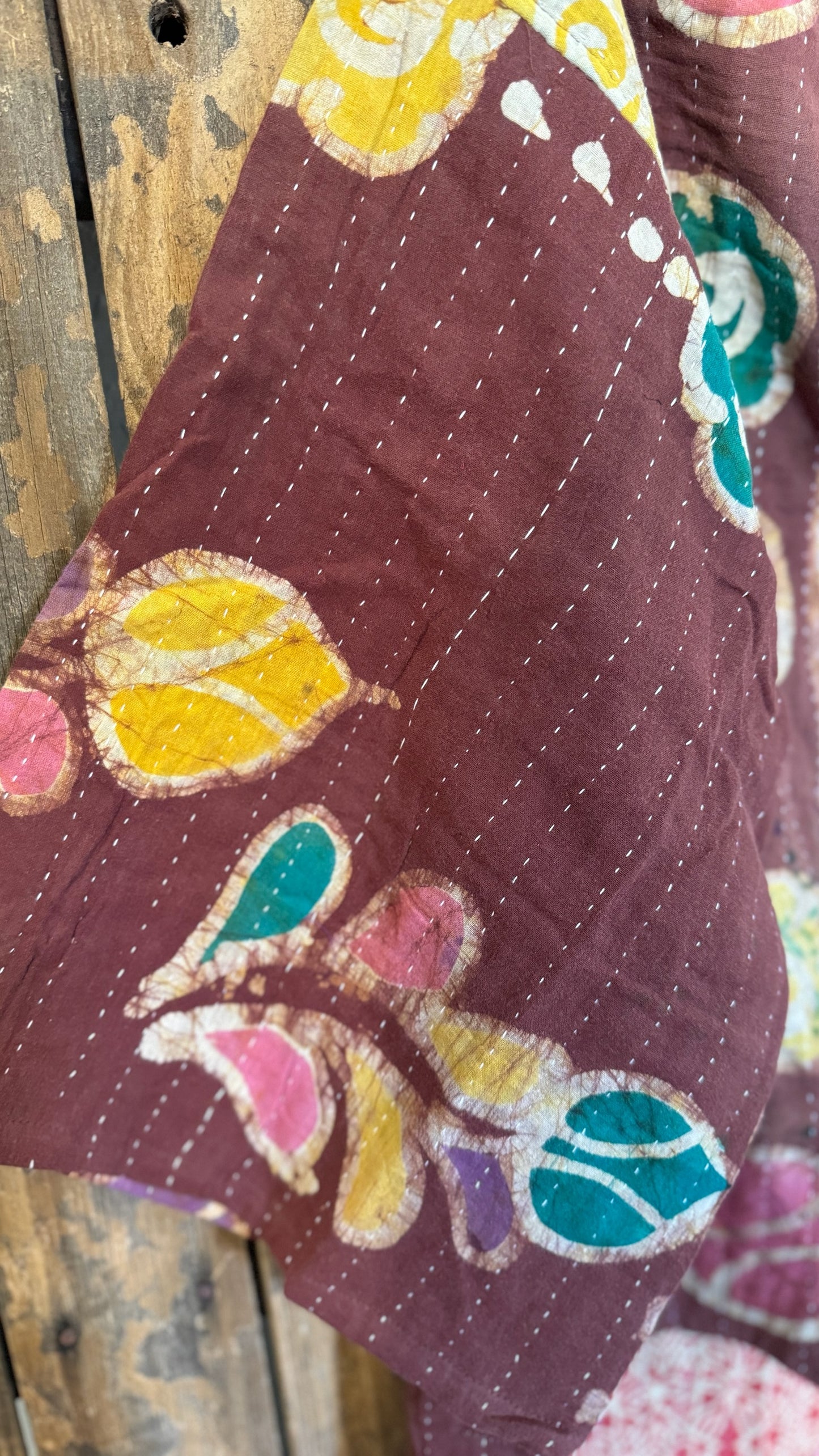 Moon Valley Kantha Pullover Top - 026