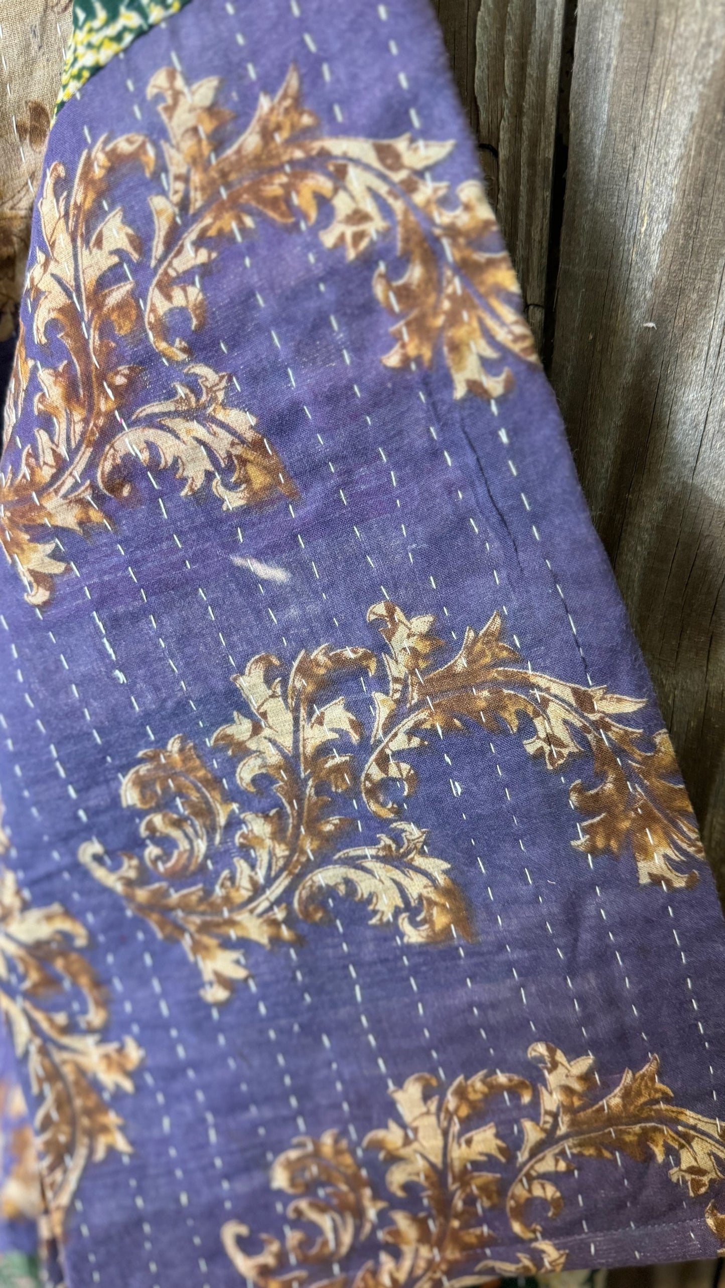 Moon Valley Kantha Pullover Top - 016
