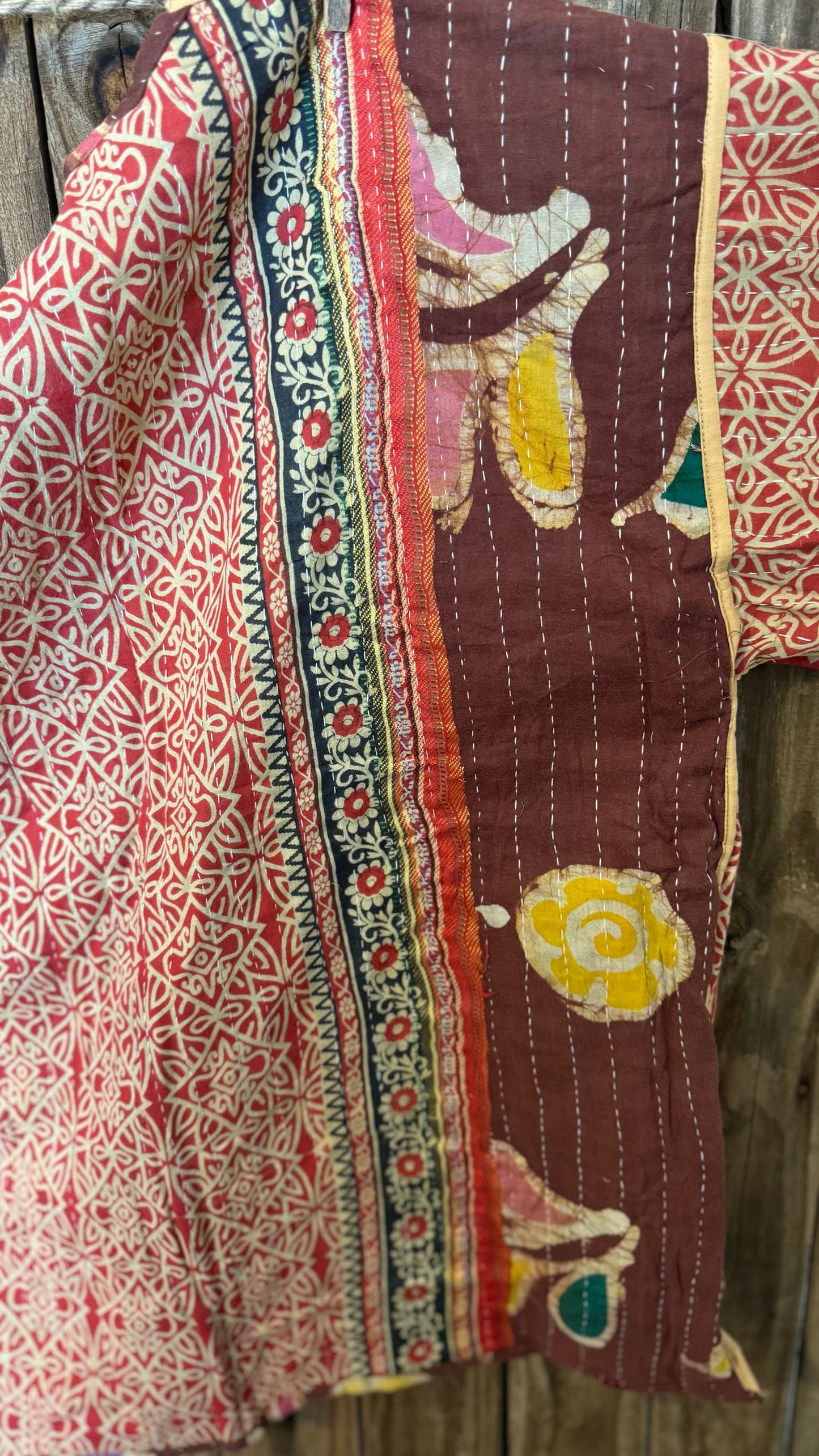 Moon Valley Kantha Pullover Top - 026