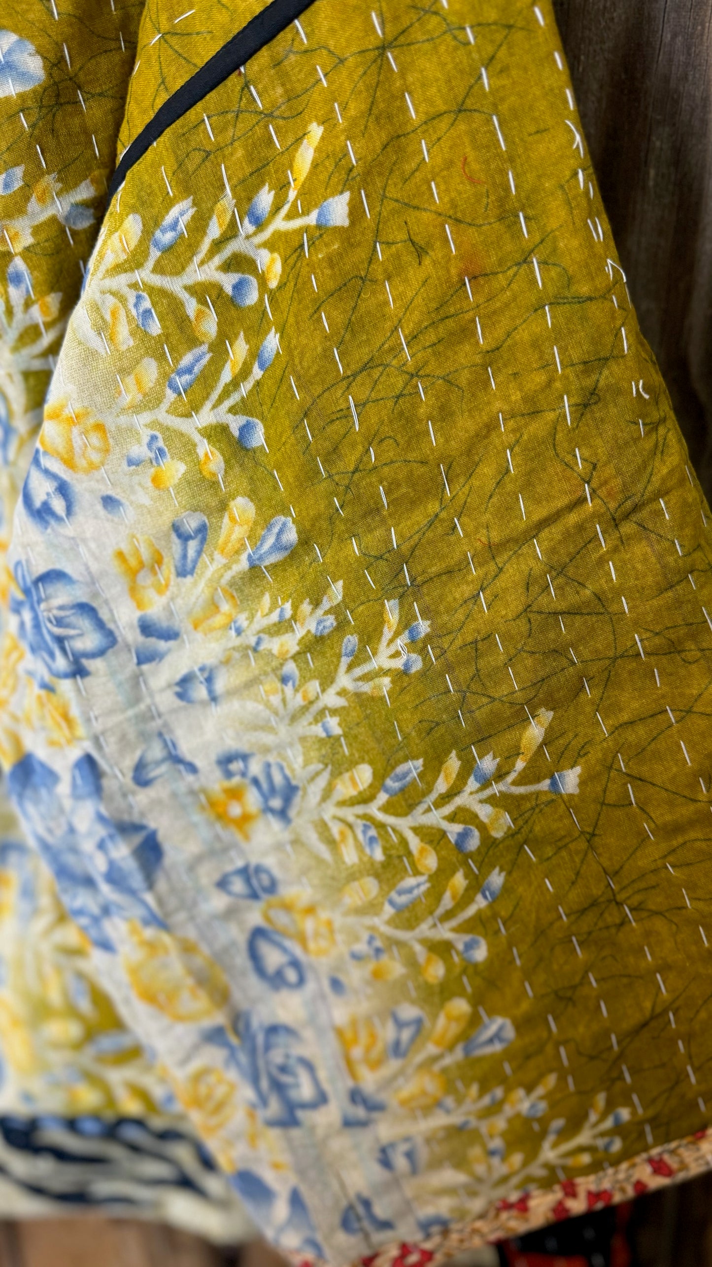 Moon Valley Kantha Pullover Top - 013