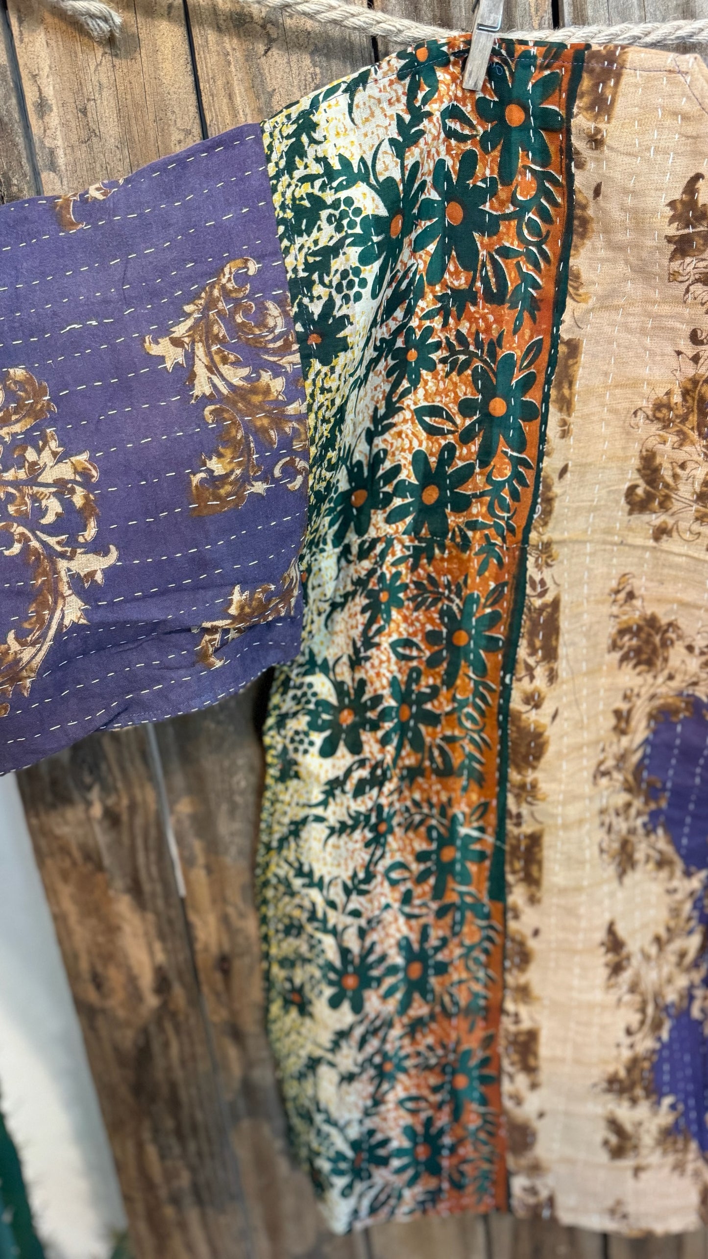 Moon Valley Kantha Pullover Top - 016