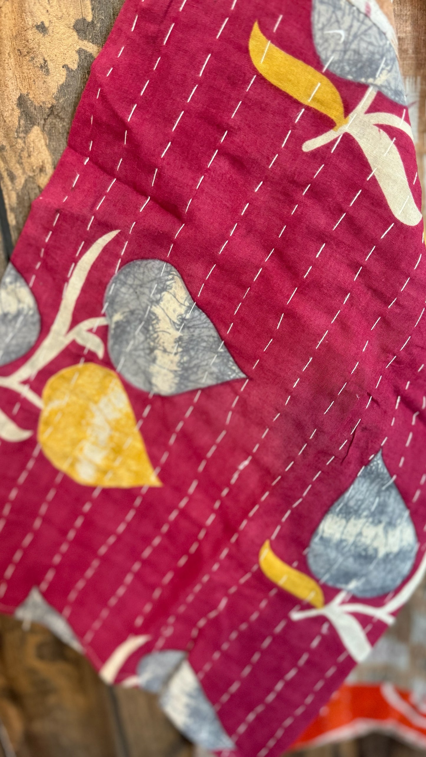 Moon Valley Kantha Pullover Top - 007