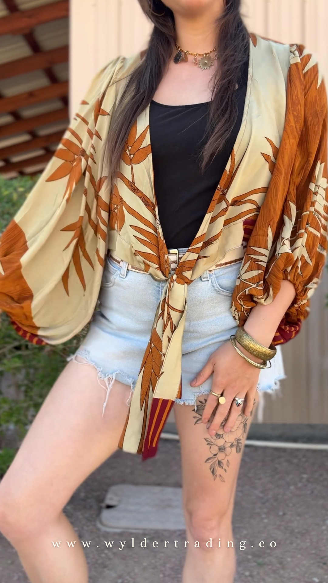 Stratus Silk Wrap Tie Top 001