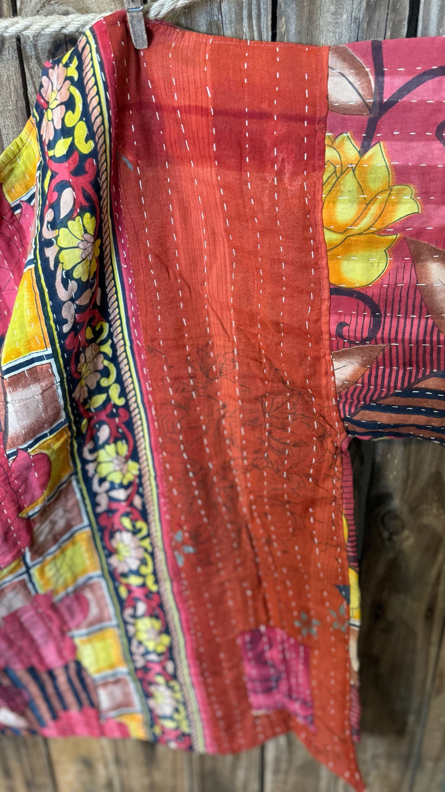 Moon Valley Kantha Pullover Top - 006