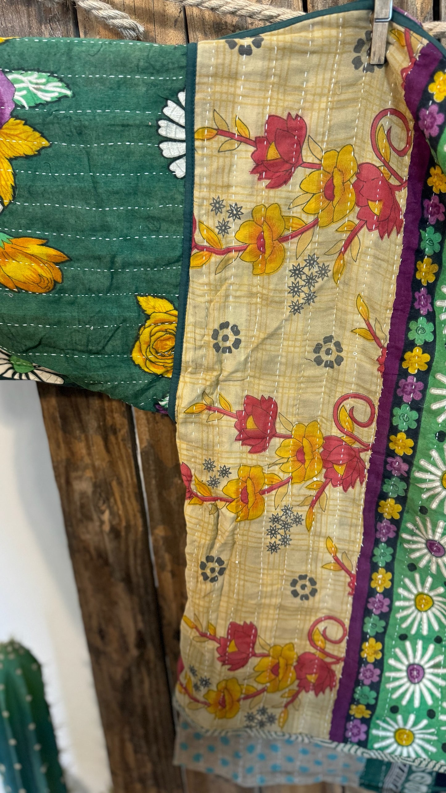 Moon Valley Kantha Pullover Top - 018