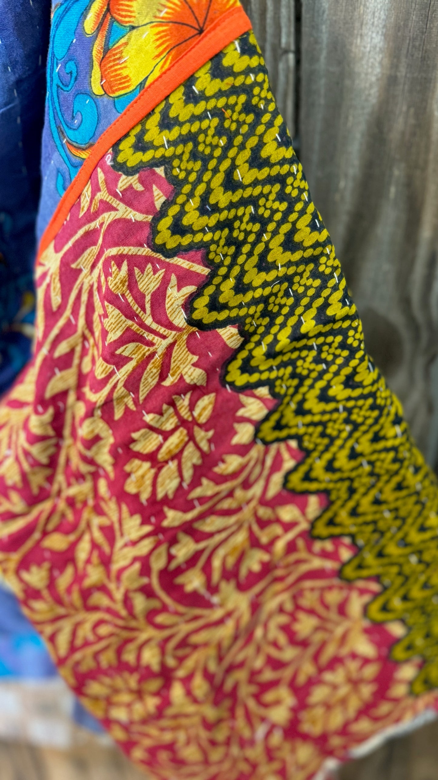 Moon Valley Kantha Pullover Top - 007