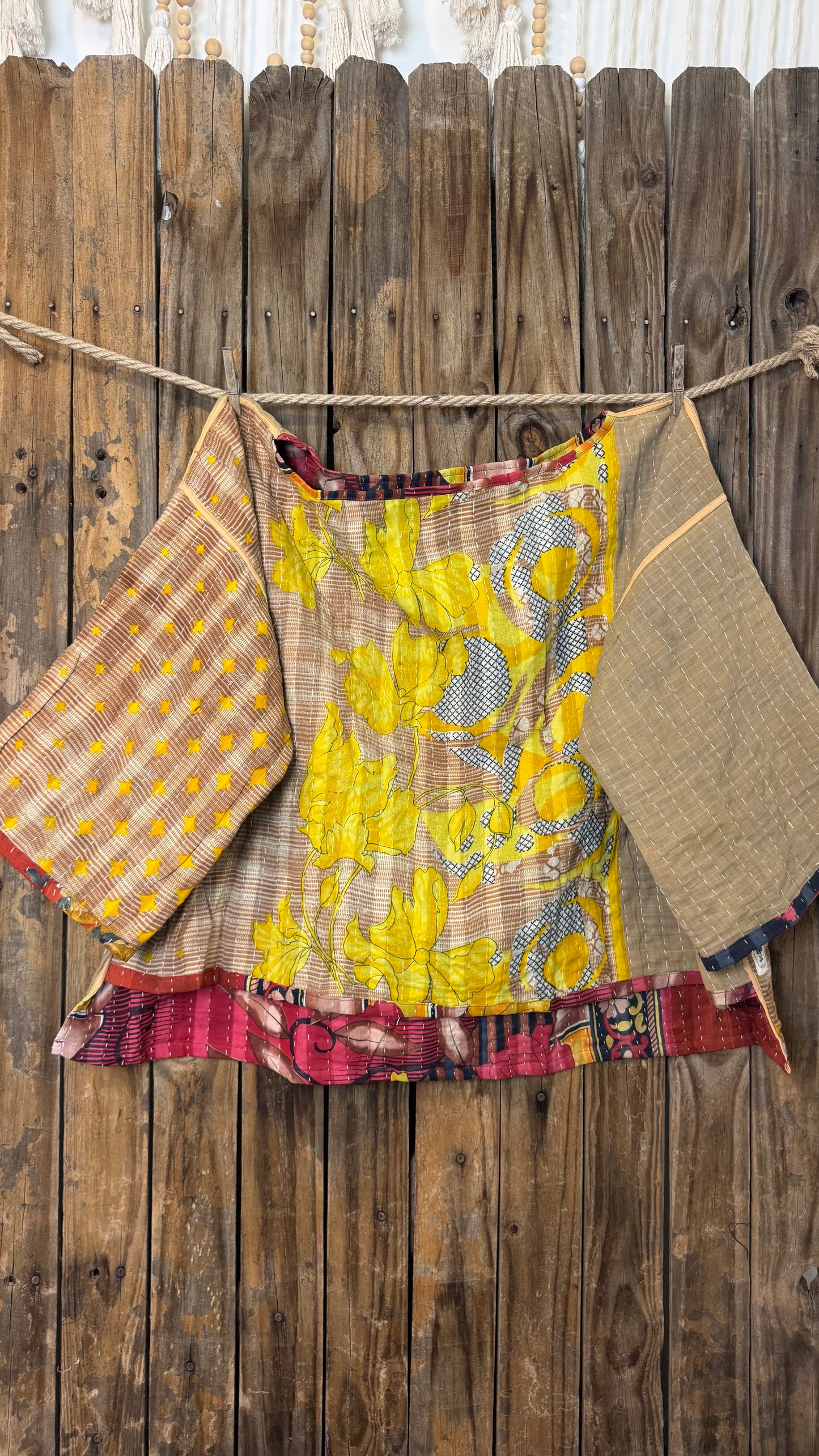 Moon Valley Kantha Pullover Top - 006