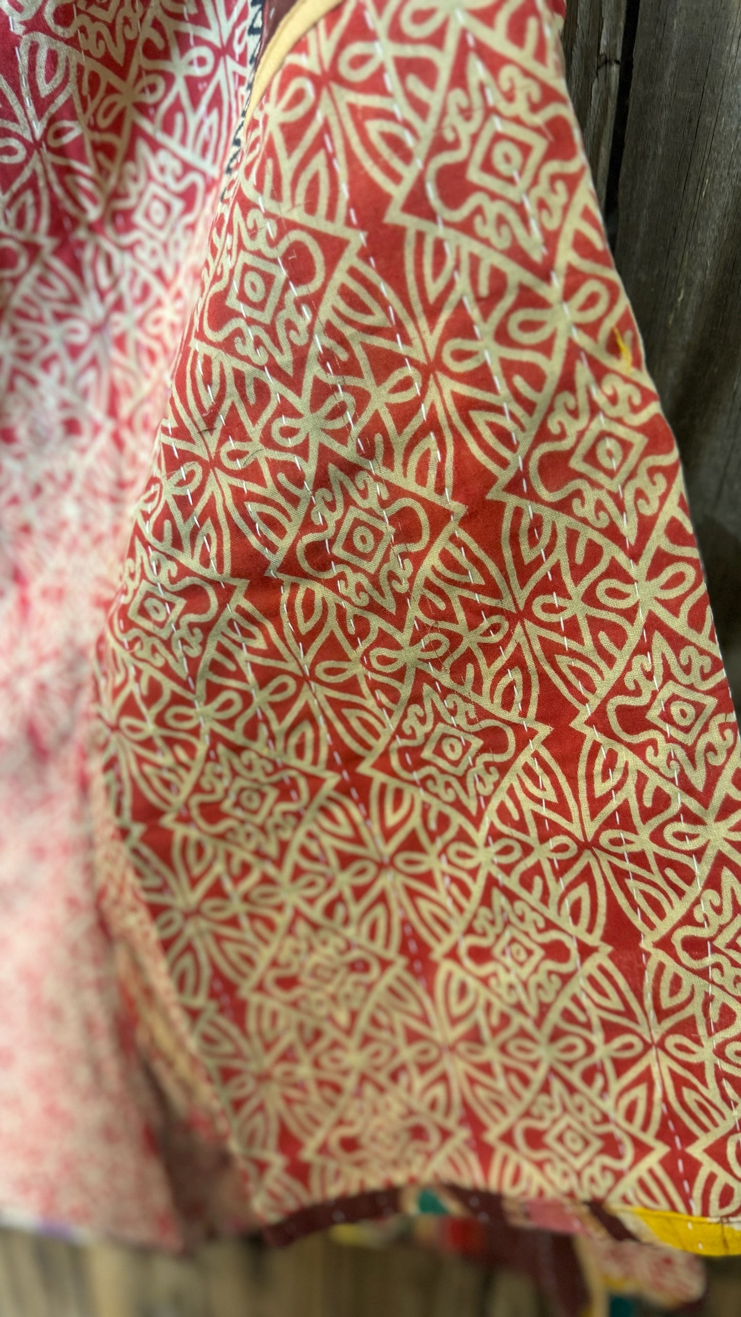 Moon Valley Kantha Pullover Top - 026