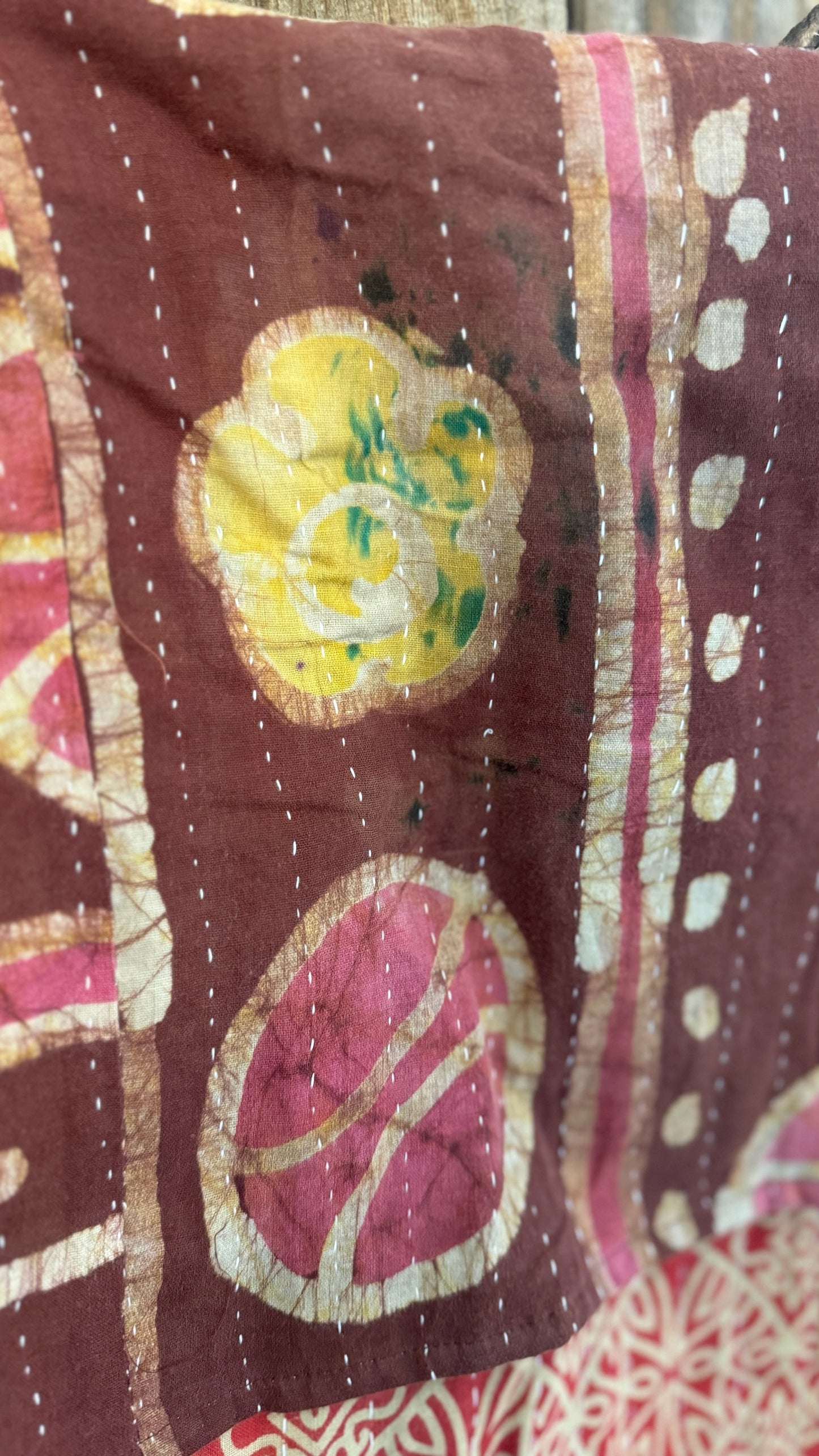 Moon Valley Kantha Pullover Top - 026