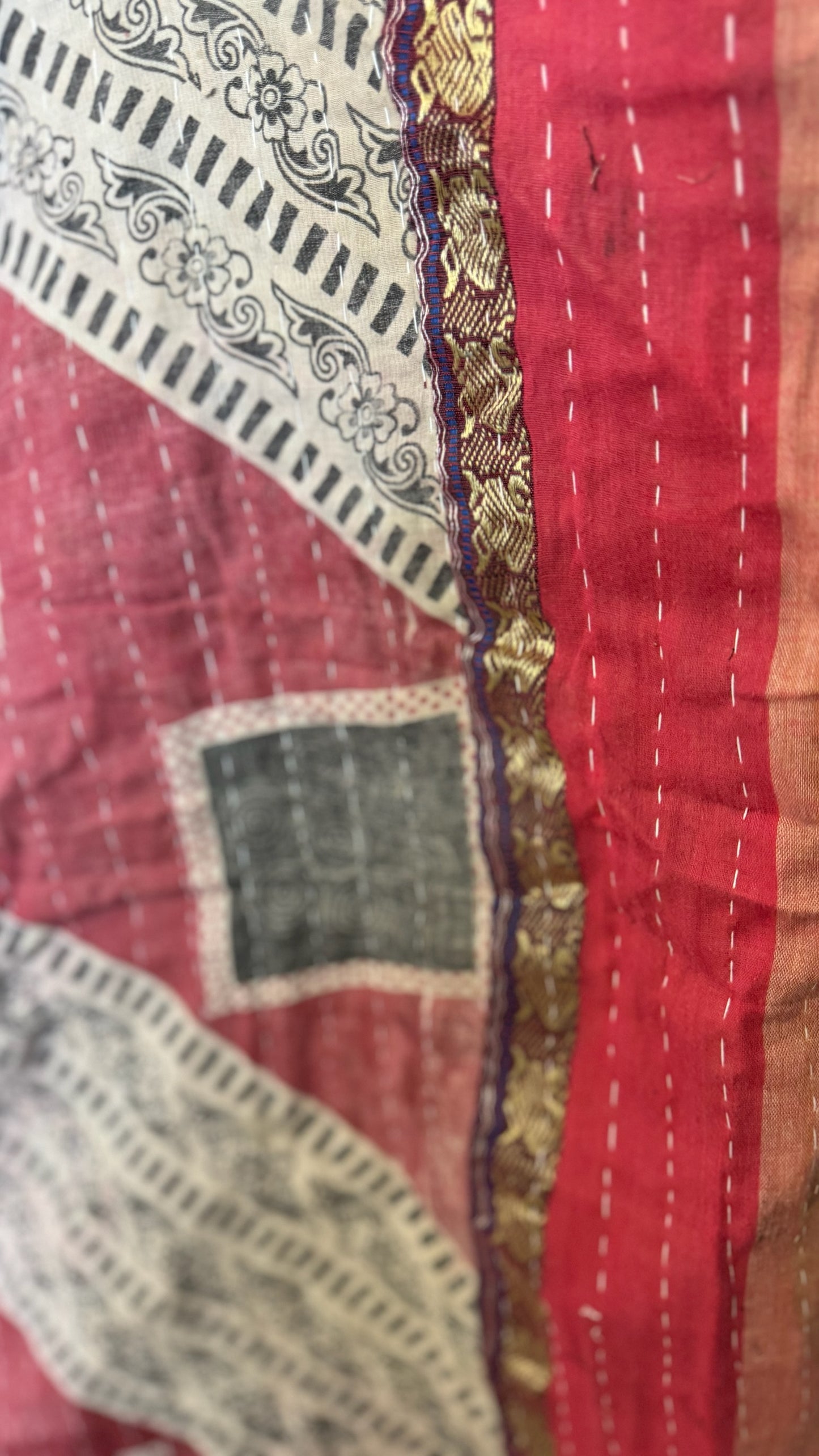 Moon Valley Kantha Pullover Top - 014