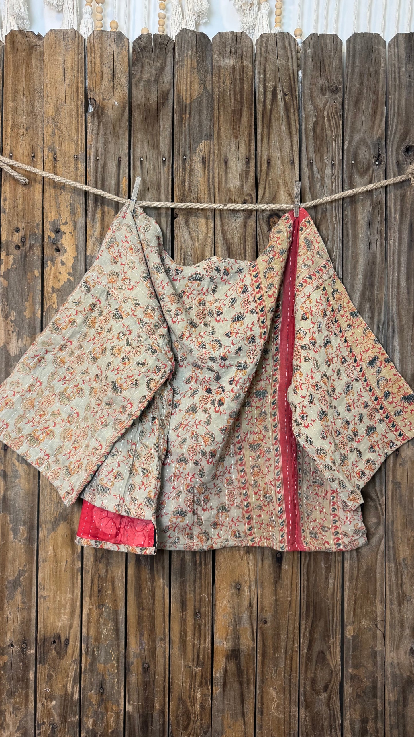 Moon Valley Kantha Pullover Top - 004