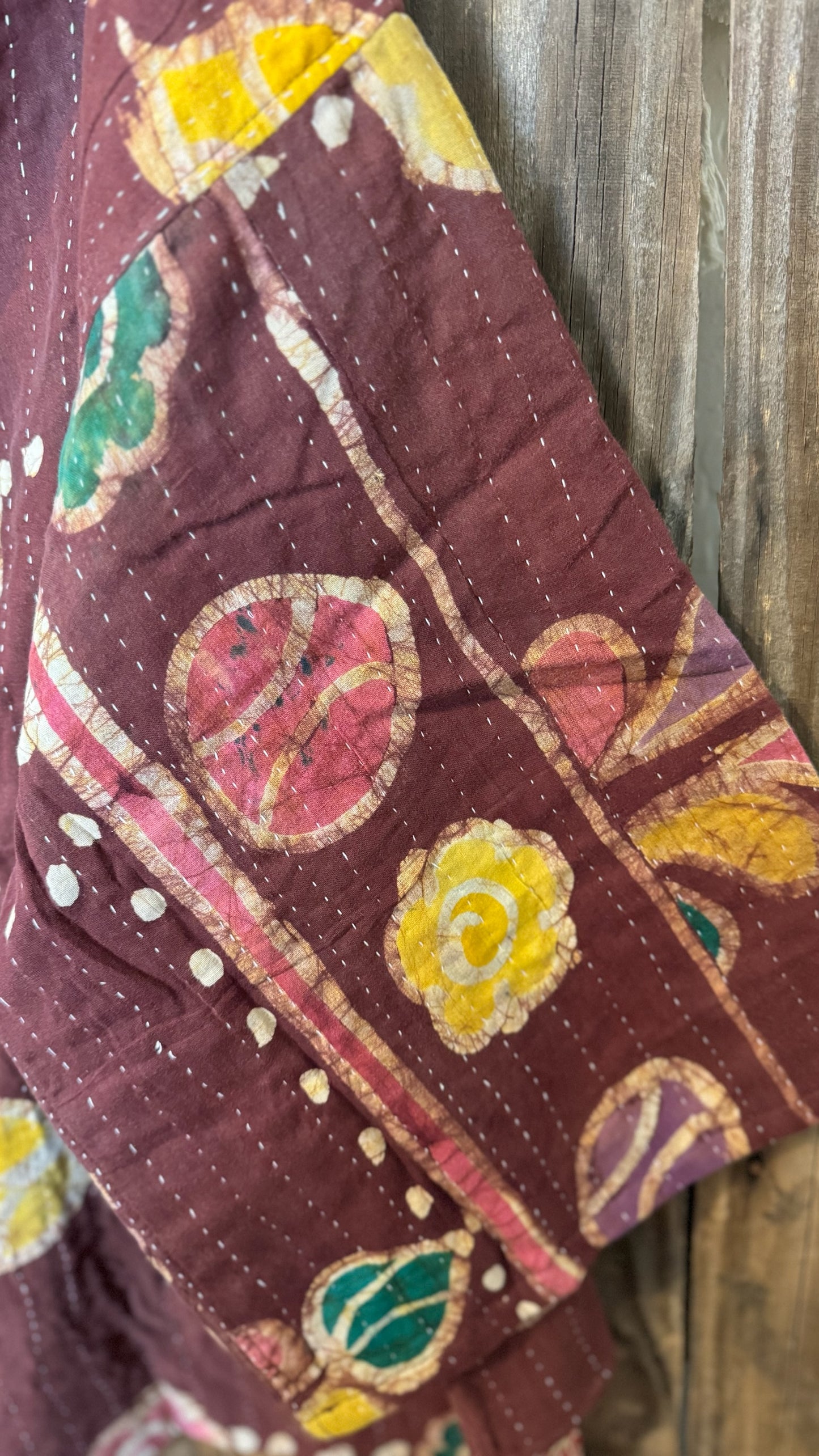 Moon Valley Kantha Pullover Top - 026