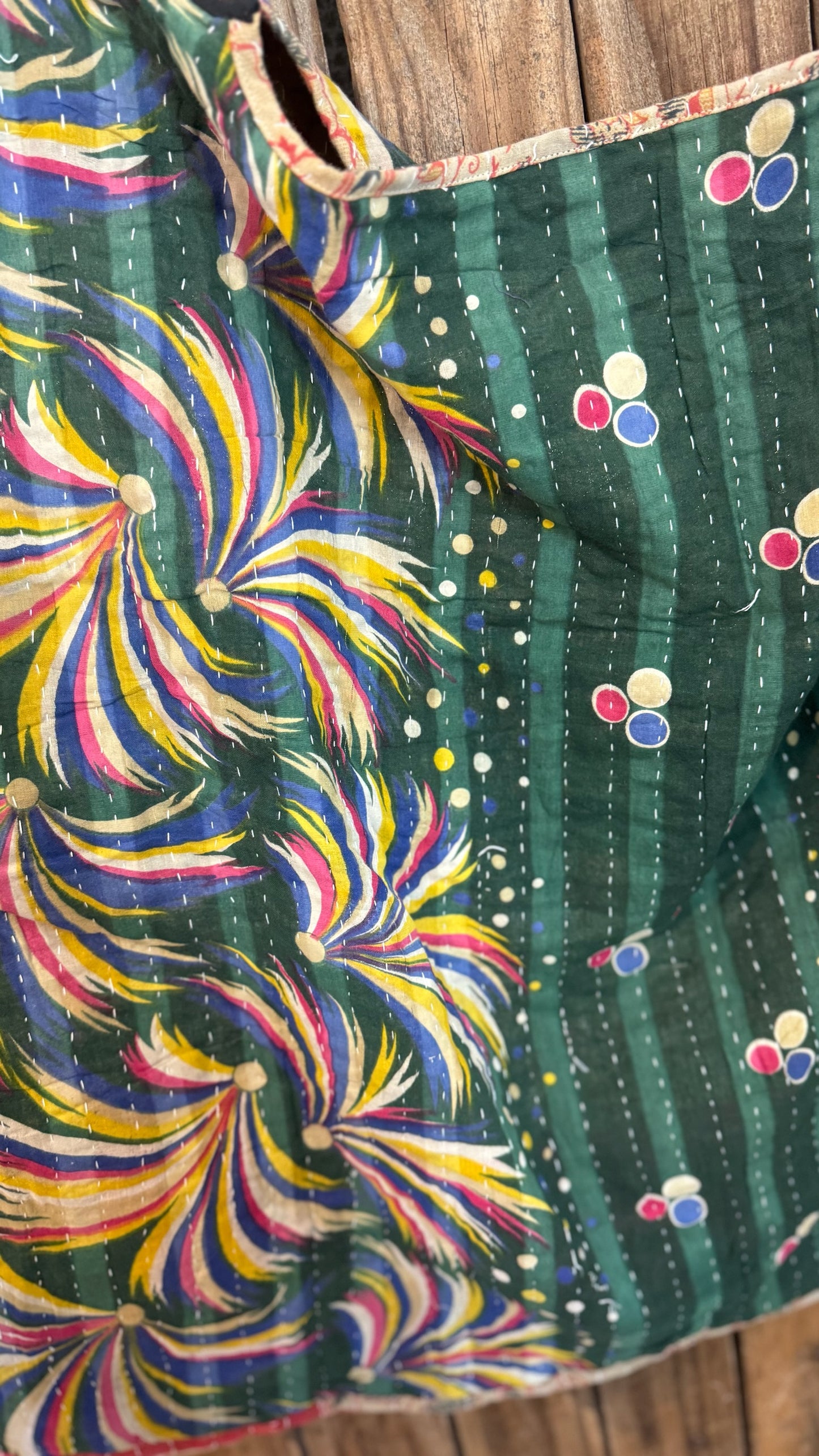 Moon Valley Kantha Pullover Top - 004