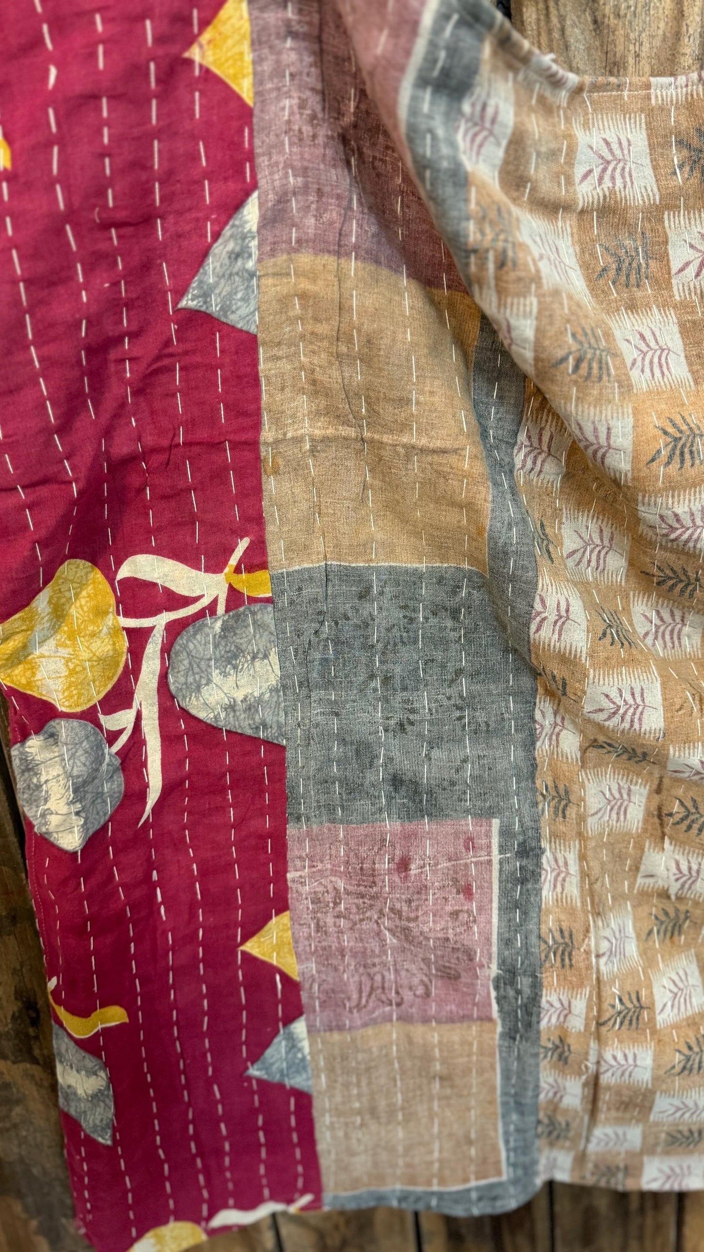 Moon Valley Kantha Pullover Top - 007