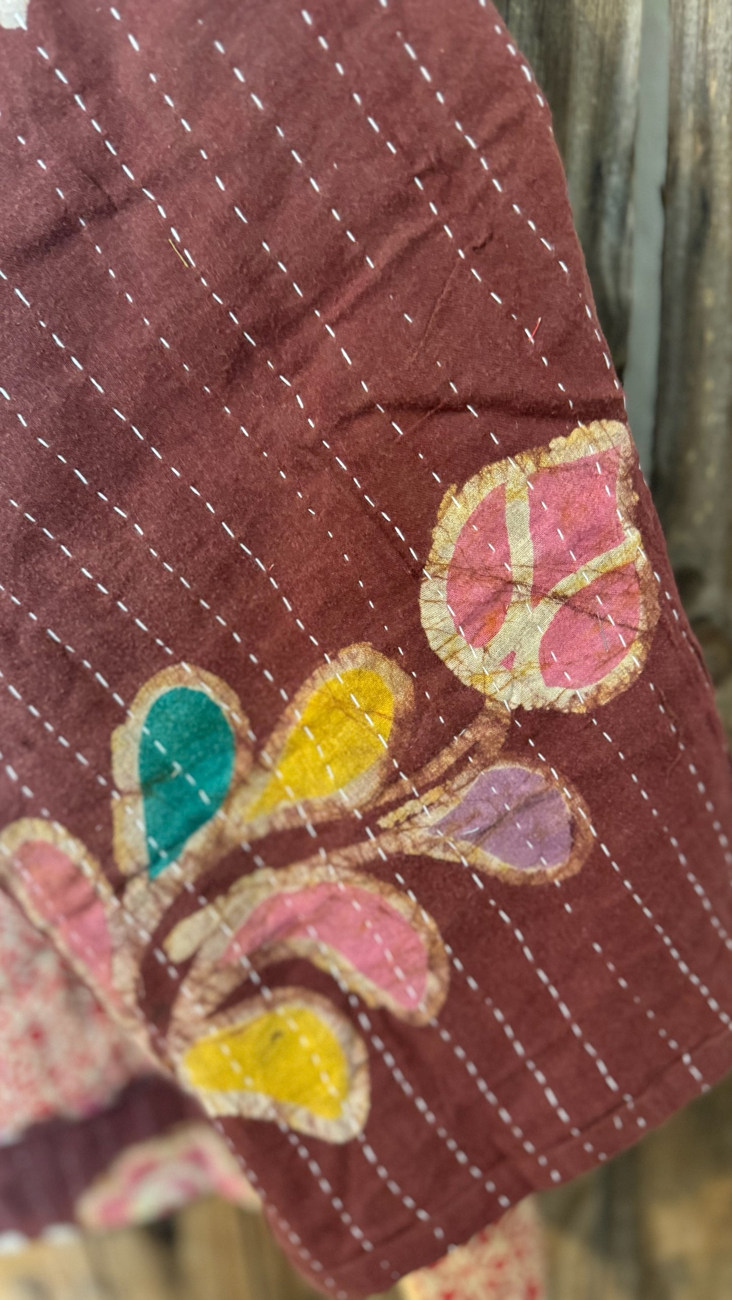 Moon Valley Kantha Pullover Top - 026