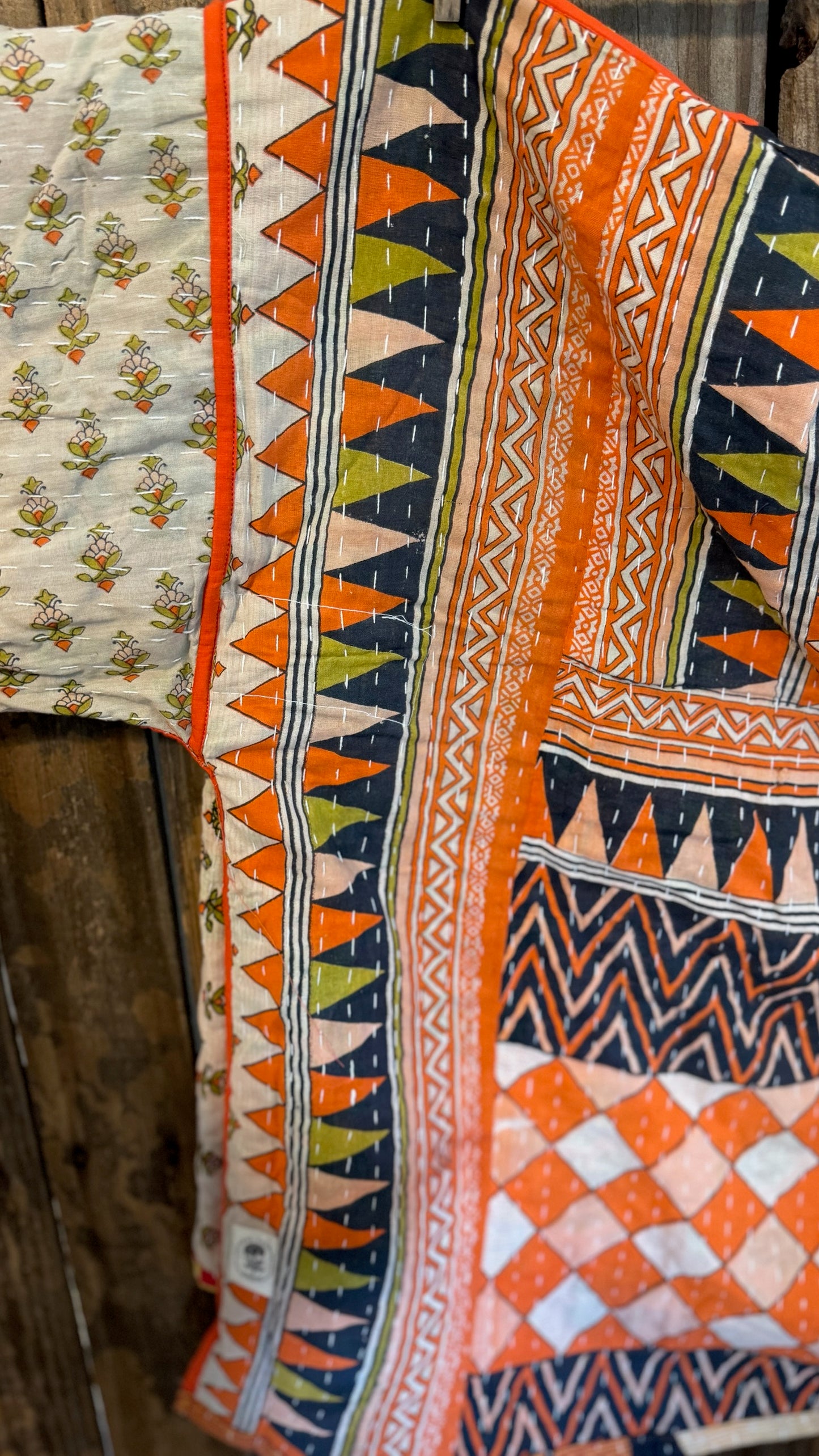 Moon Valley Kantha Pullover Top - 028