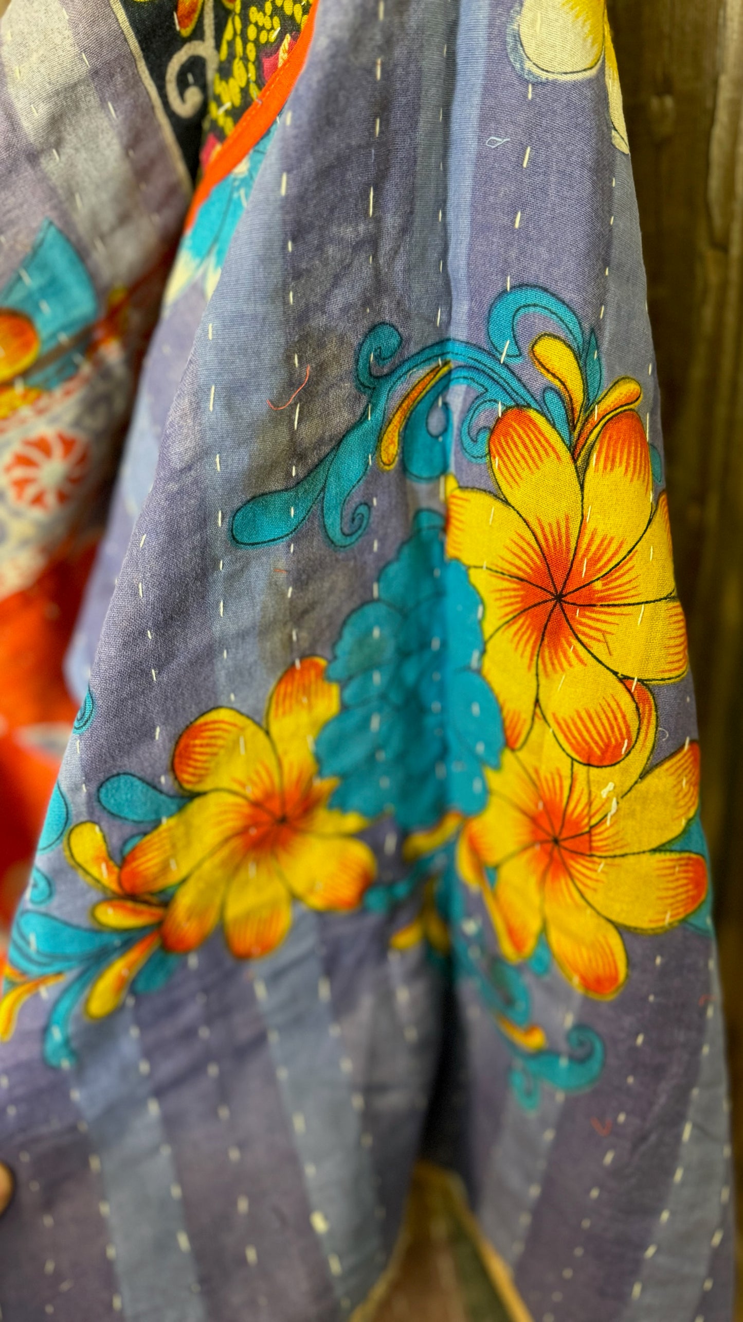 Moon Valley Kantha Pullover Top - 007