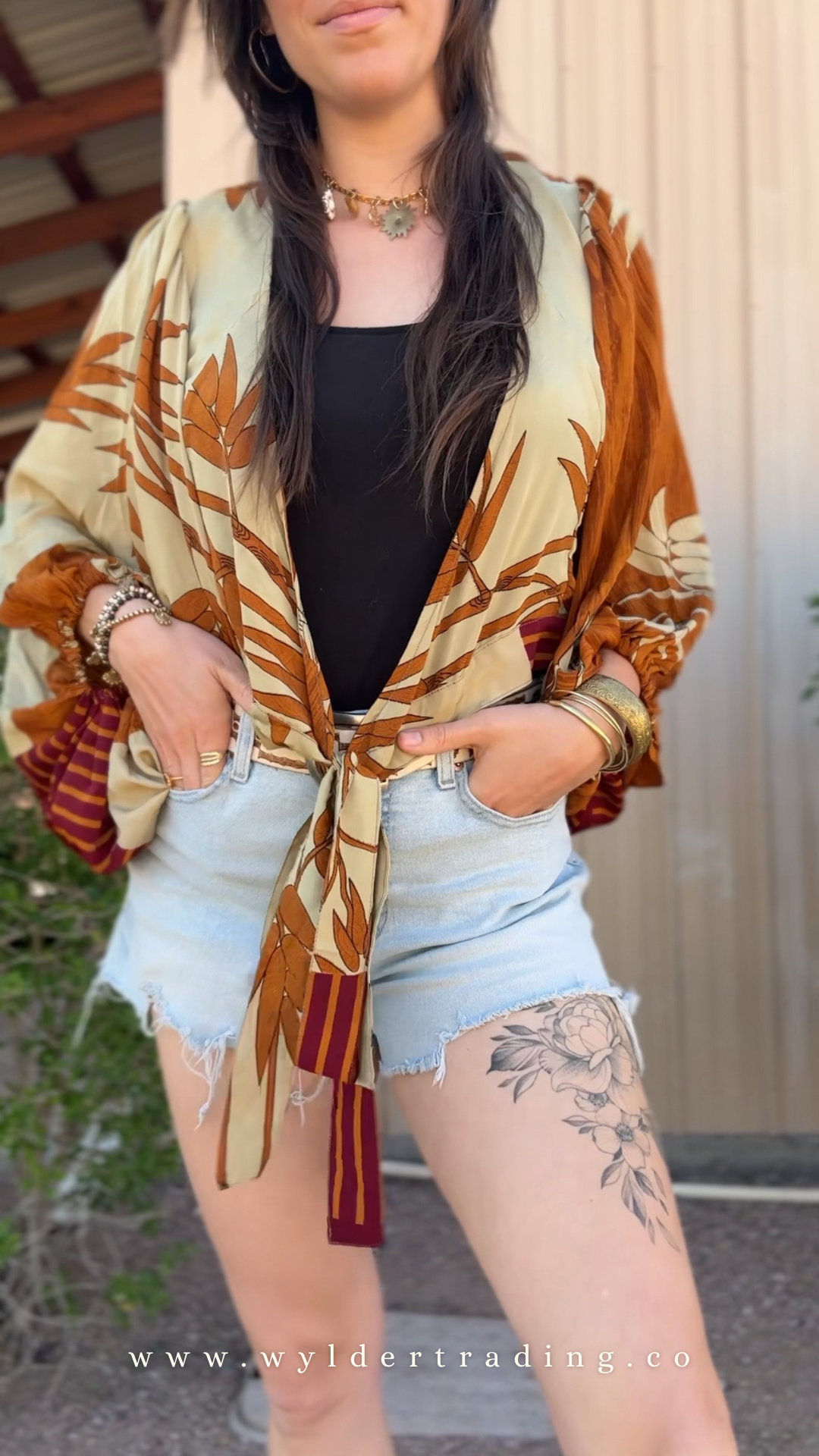 Stratus Silk Wrap Tie Top 001