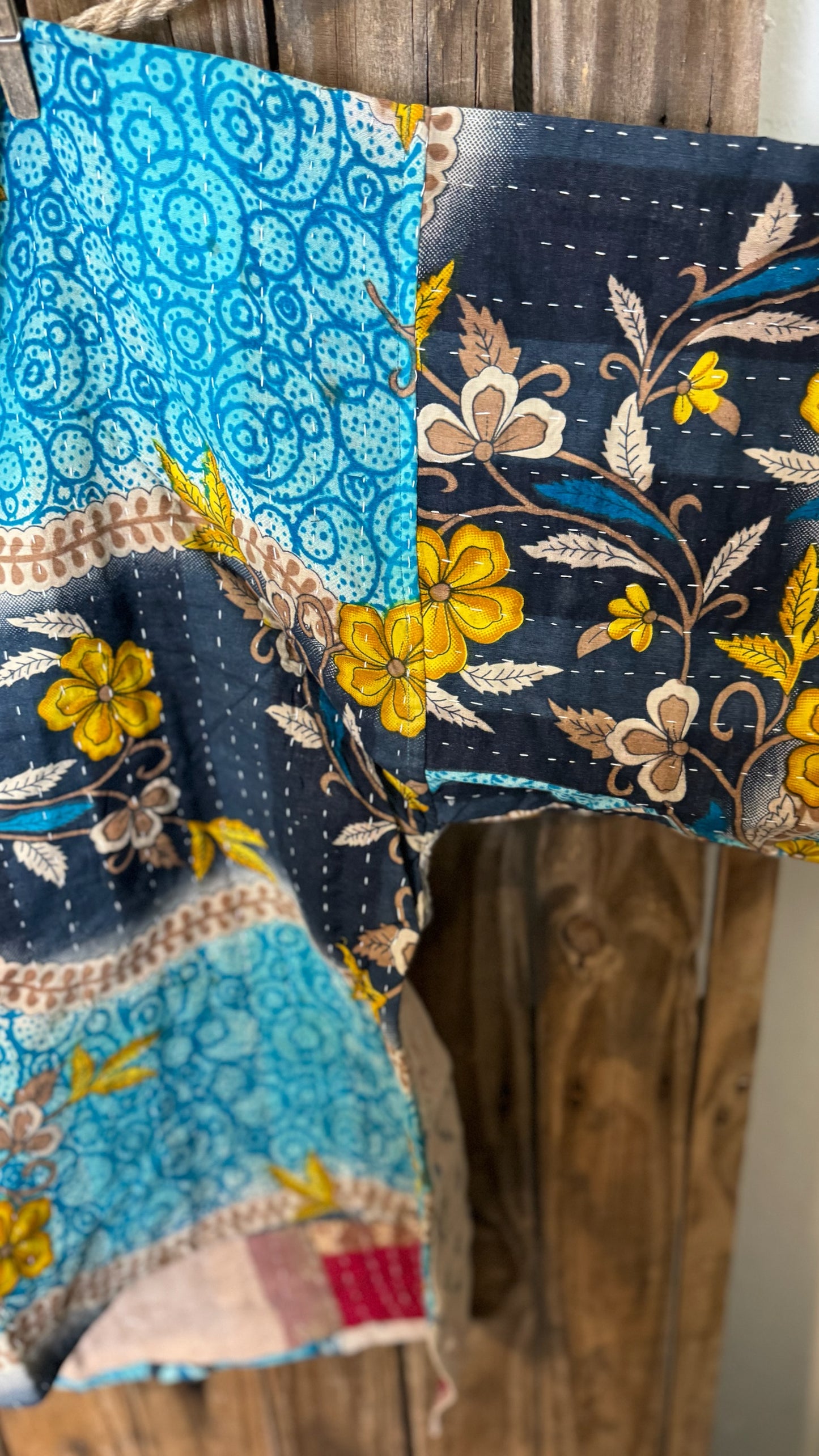 Moon Valley Kantha Pullover Top - 012