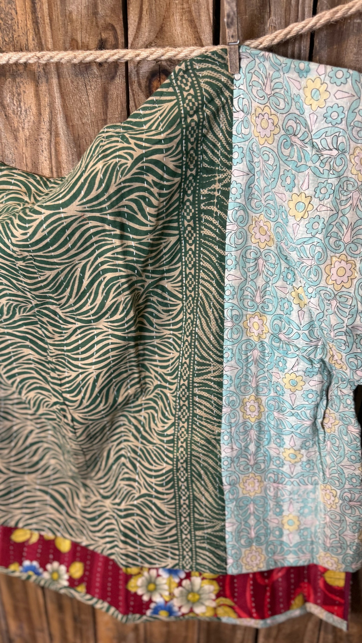 Moon Valley Kantha Pullover Top - 020
