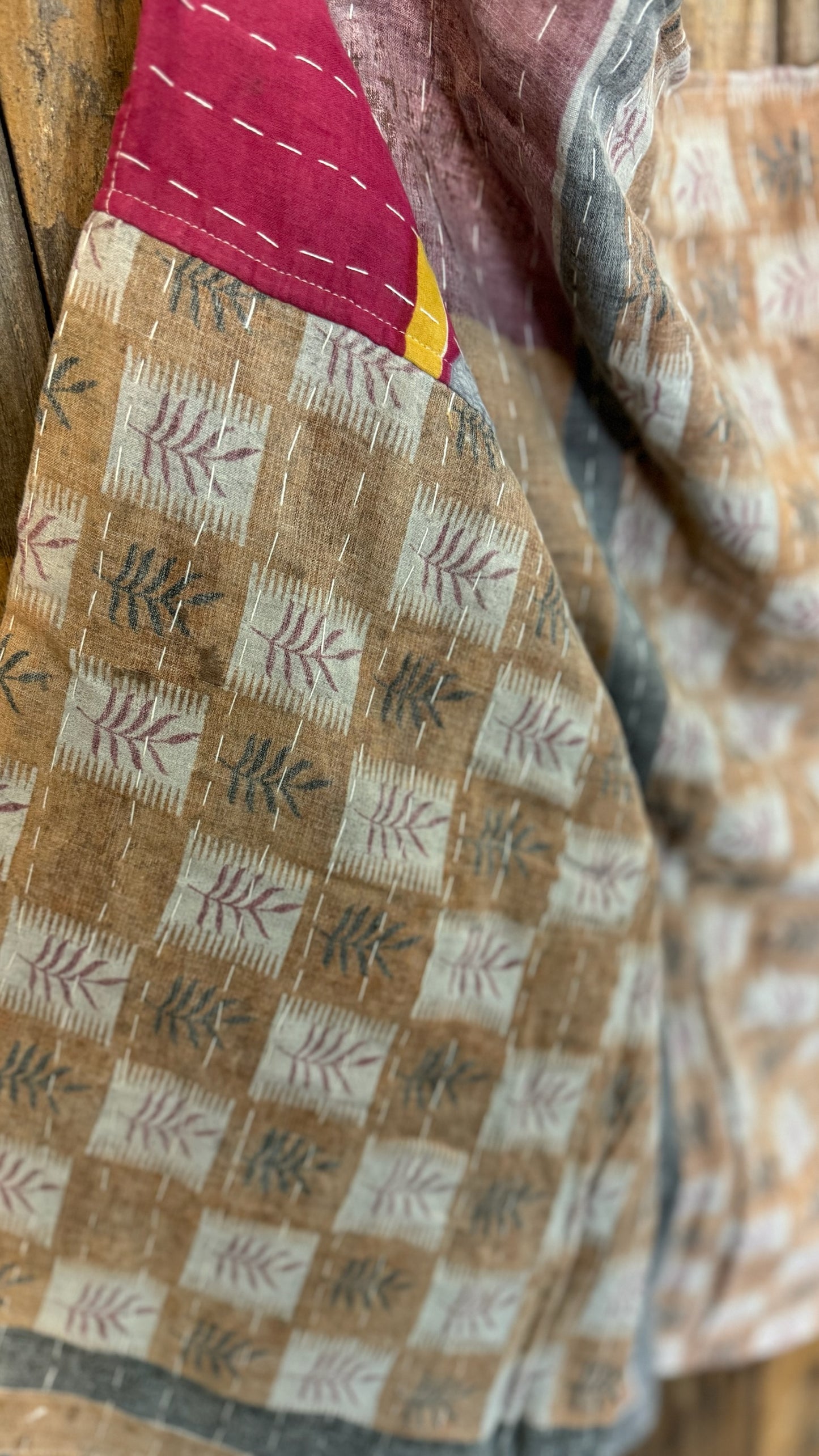 Moon Valley Kantha Pullover Top - 007