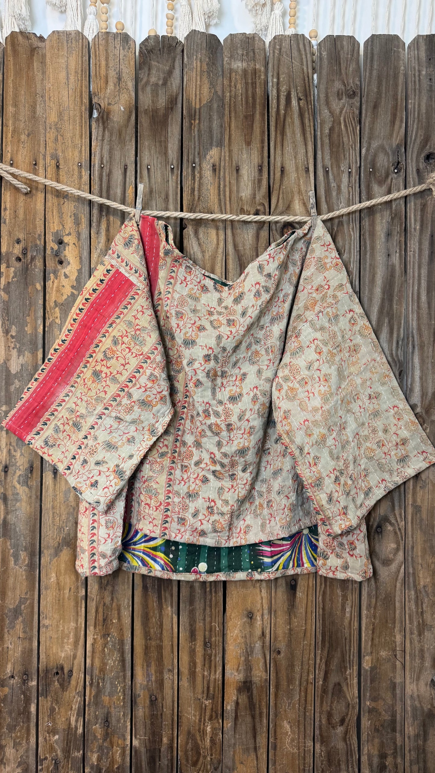 Moon Valley Kantha Pullover Top - 004
