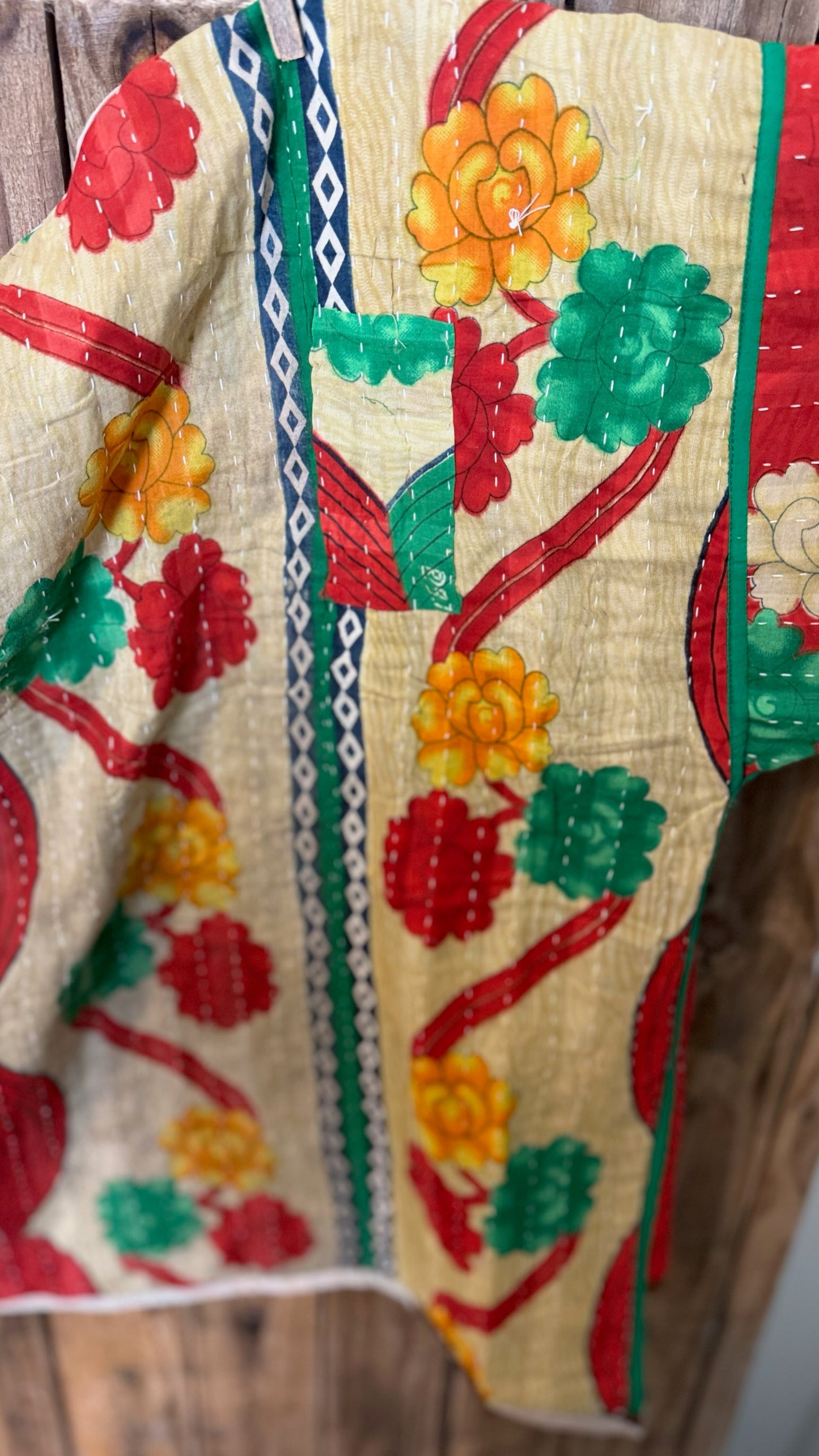 Moon Valley Kantha Pullover Top - 003