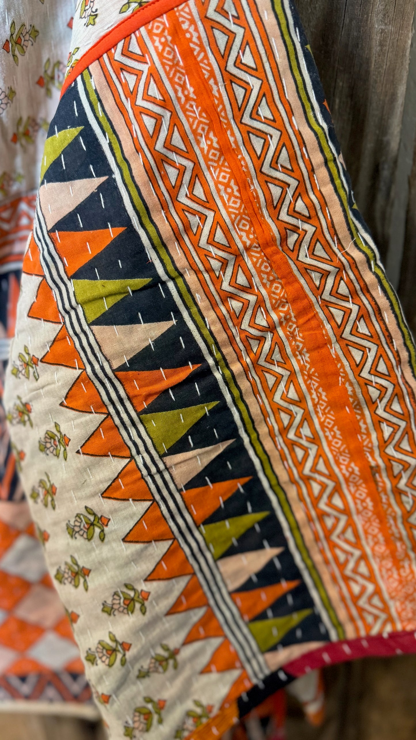 Moon Valley Kantha Pullover Top - 028