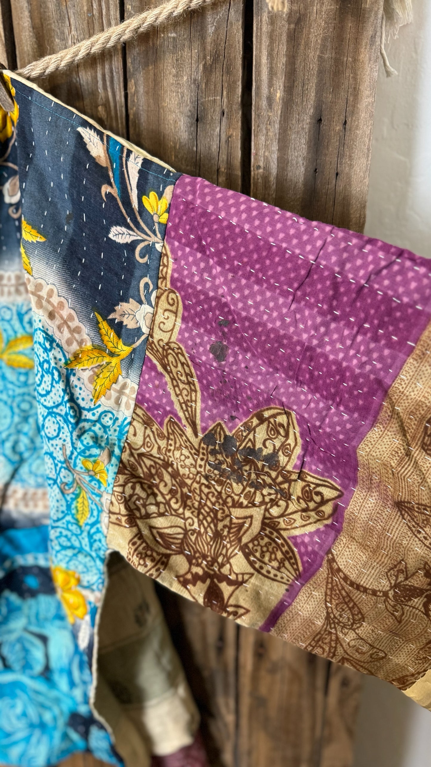 Moon Valley Kantha Pullover Top - 012