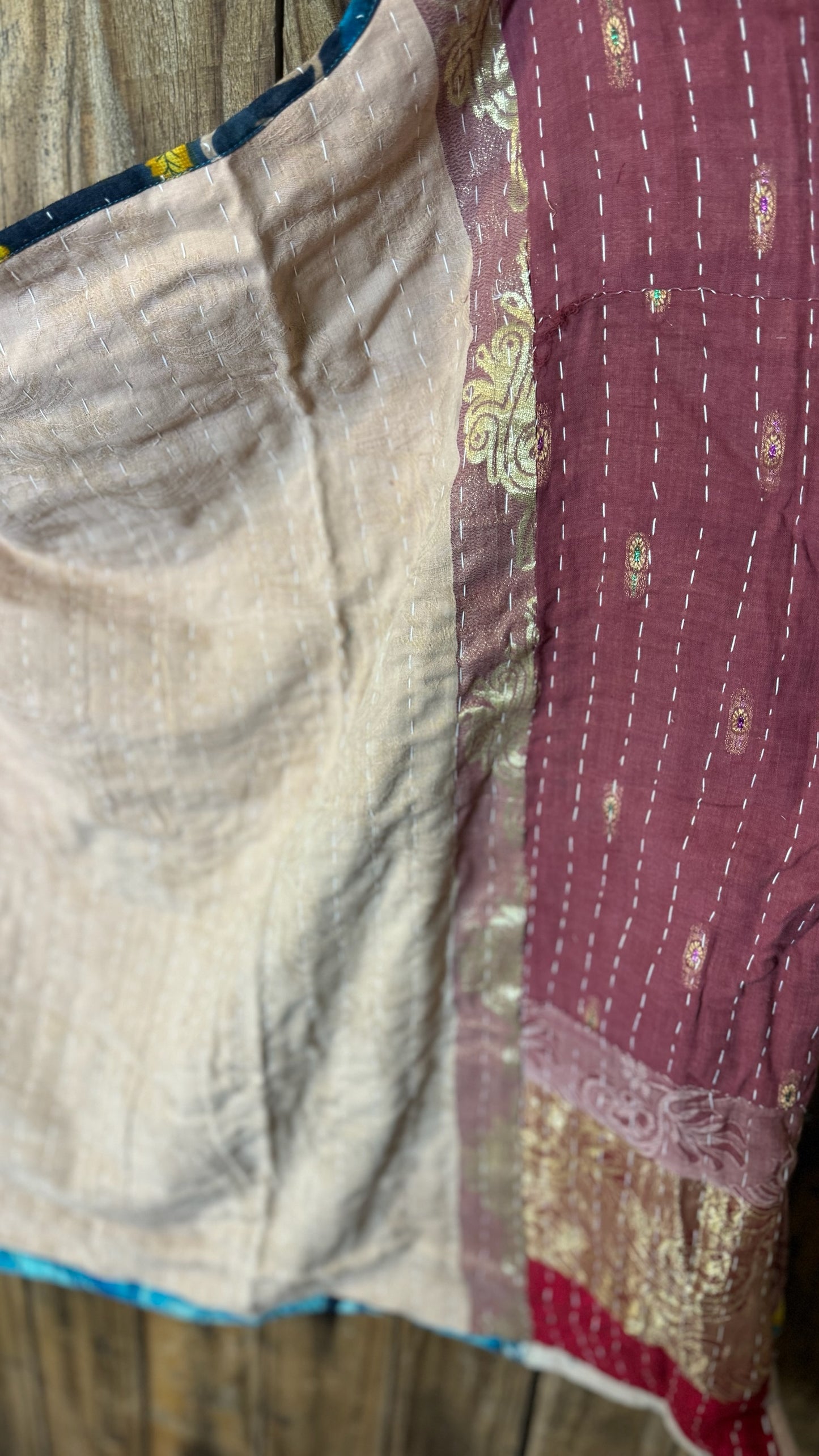 Moon Valley Kantha Pullover Top - 012