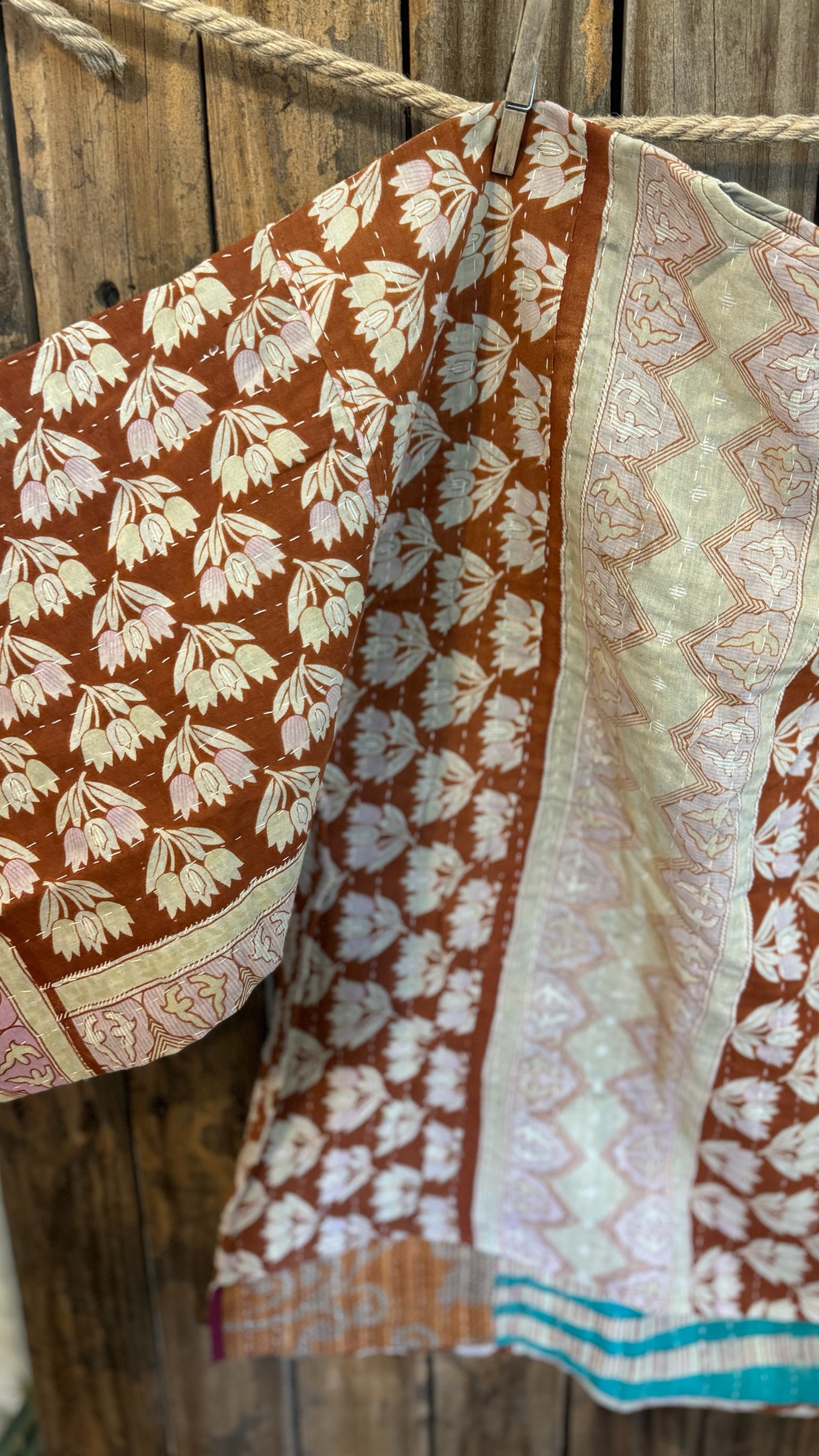 Moon Valley Kantha Pullover Top - 030
