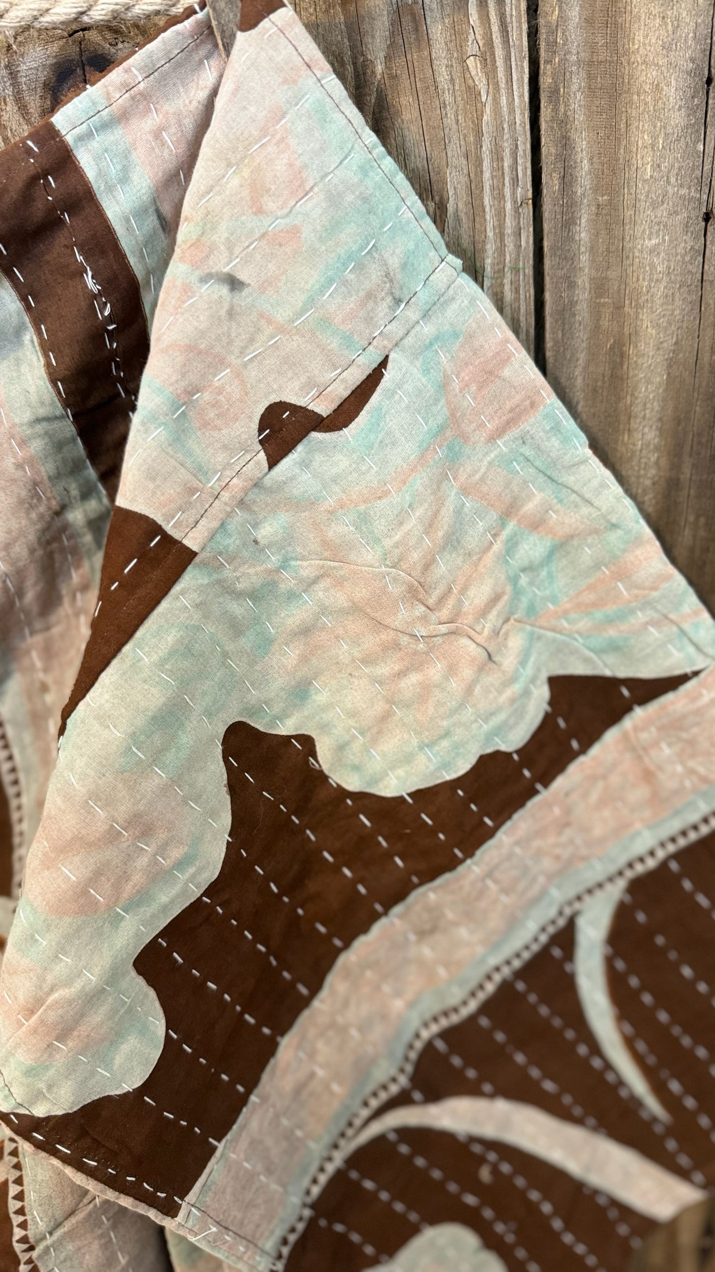 Moon Valley Kantha Pullover Top - 003