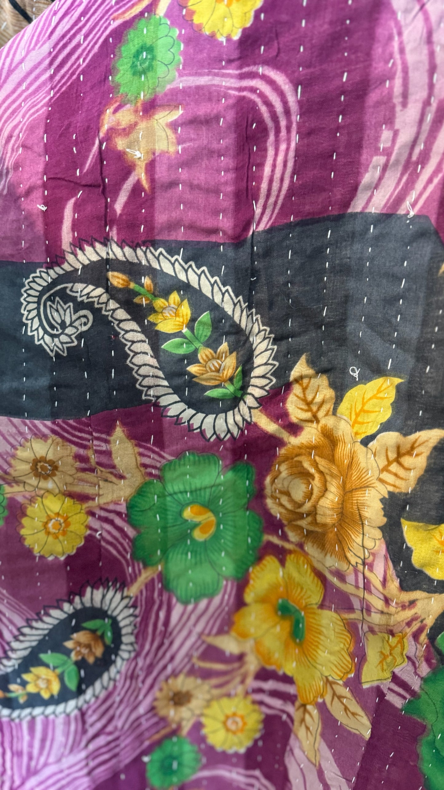 Moon Valley Kantha Pullover Top - 009