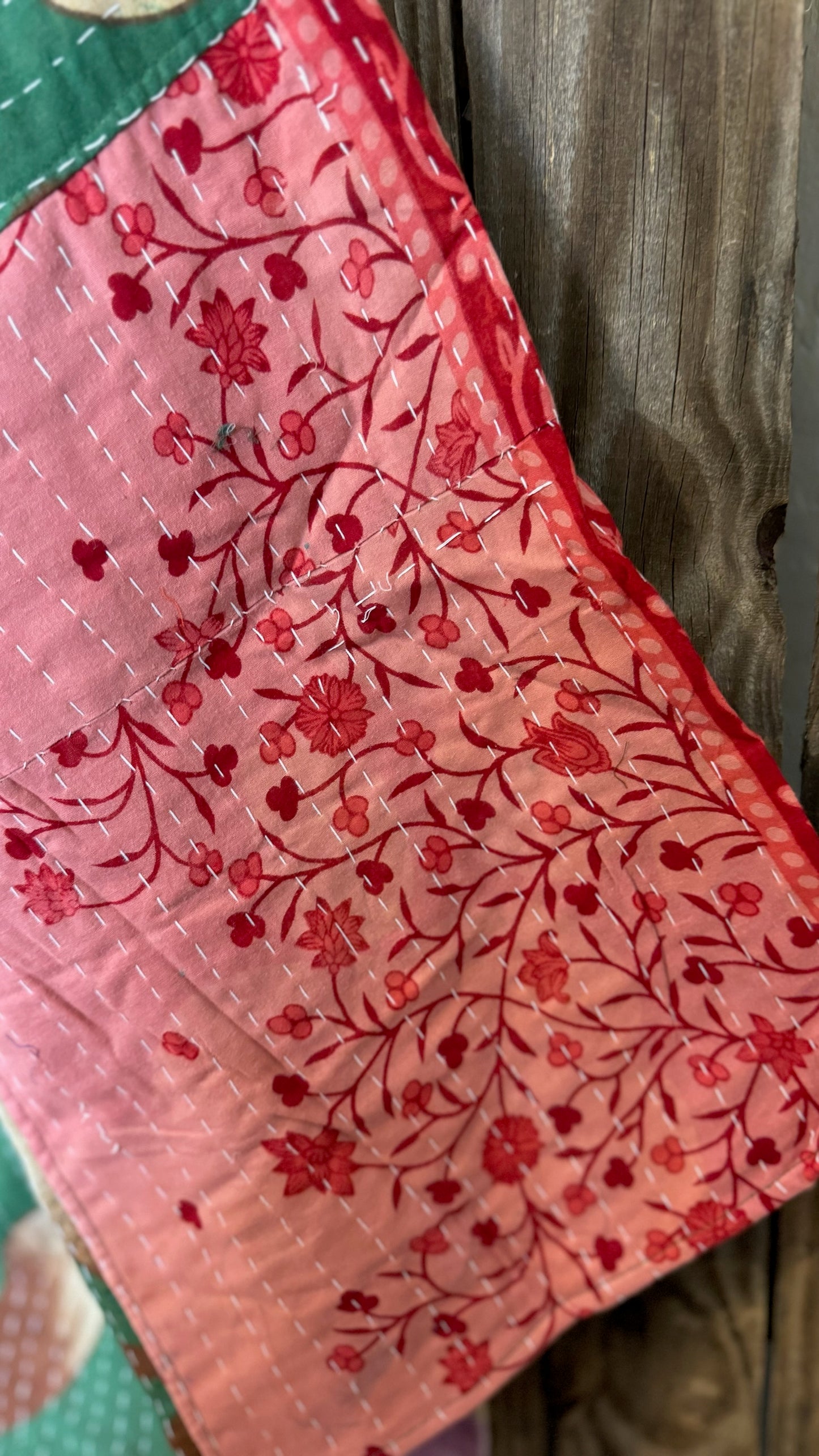 Moon Valley Kantha Pullover Top - 022