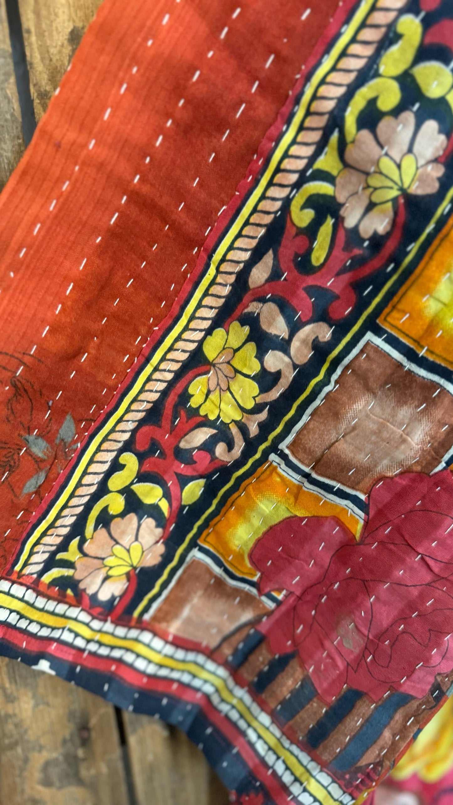 Moon Valley Kantha Pullover Top - 006